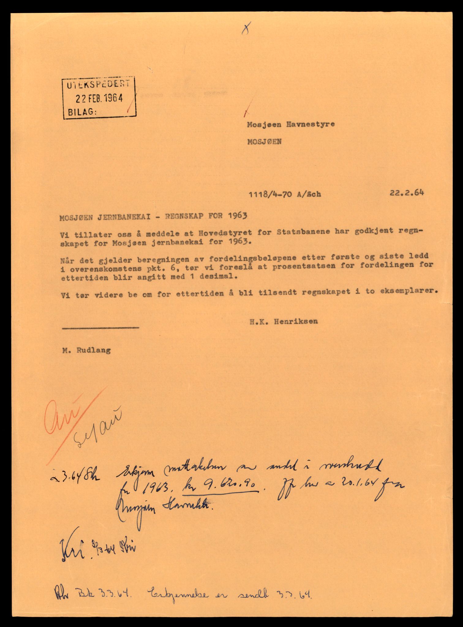 Norges statsbaner (NSB) - Trondheim distrikt, AV/SAT-A-6436/0002/Dd/L0817: --, 1953-1980, p. 471