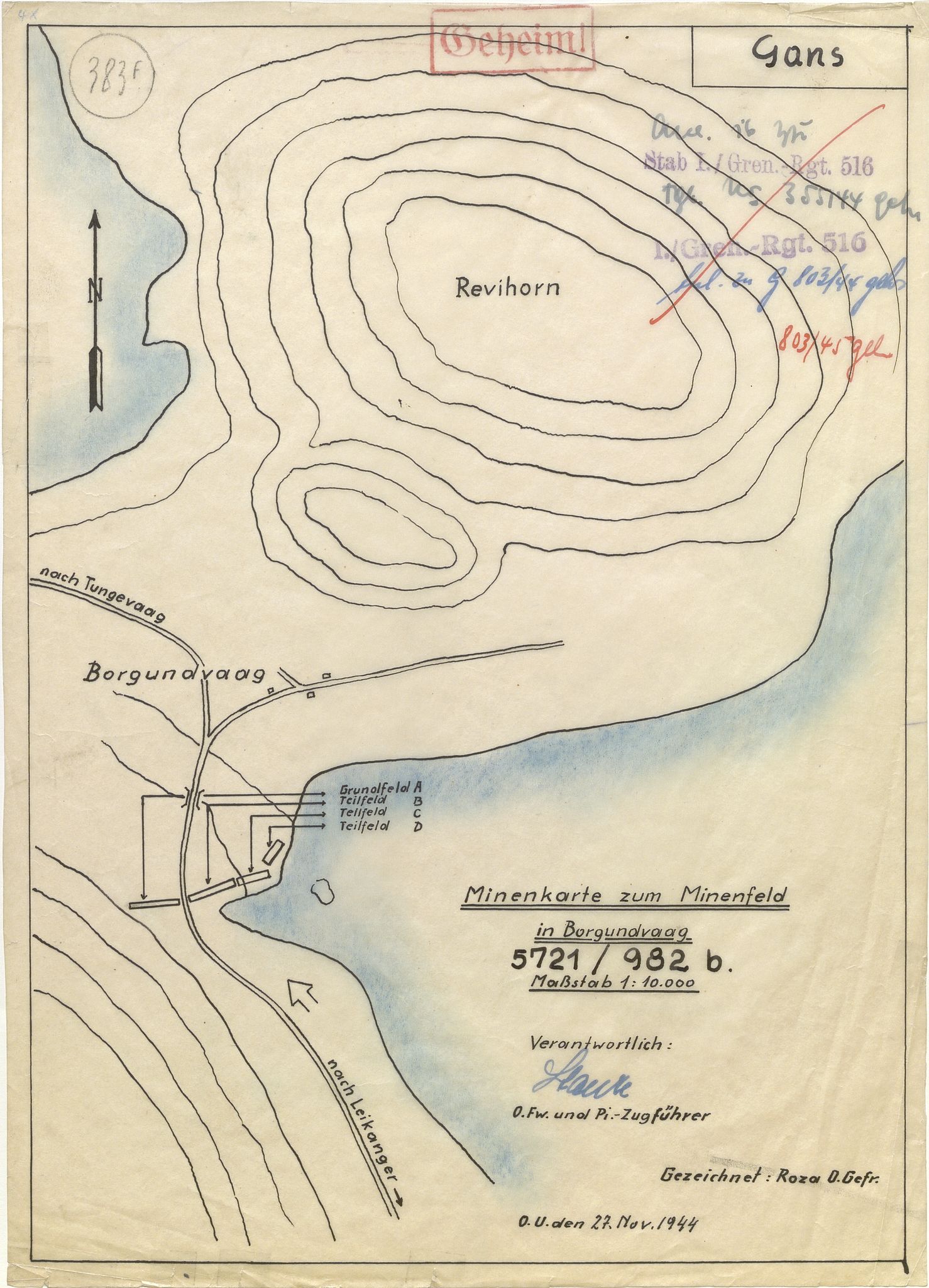 Distriktskommando Vestlandet - DKV, AV/SAB-A-100376/018/T/Ta/Tab/Tabb/L0022: Lnr: 371-387, Feltnr. 5623-1h - 5722/3/1g, Stryn - Straumshavn, 1942-1945, p. 23