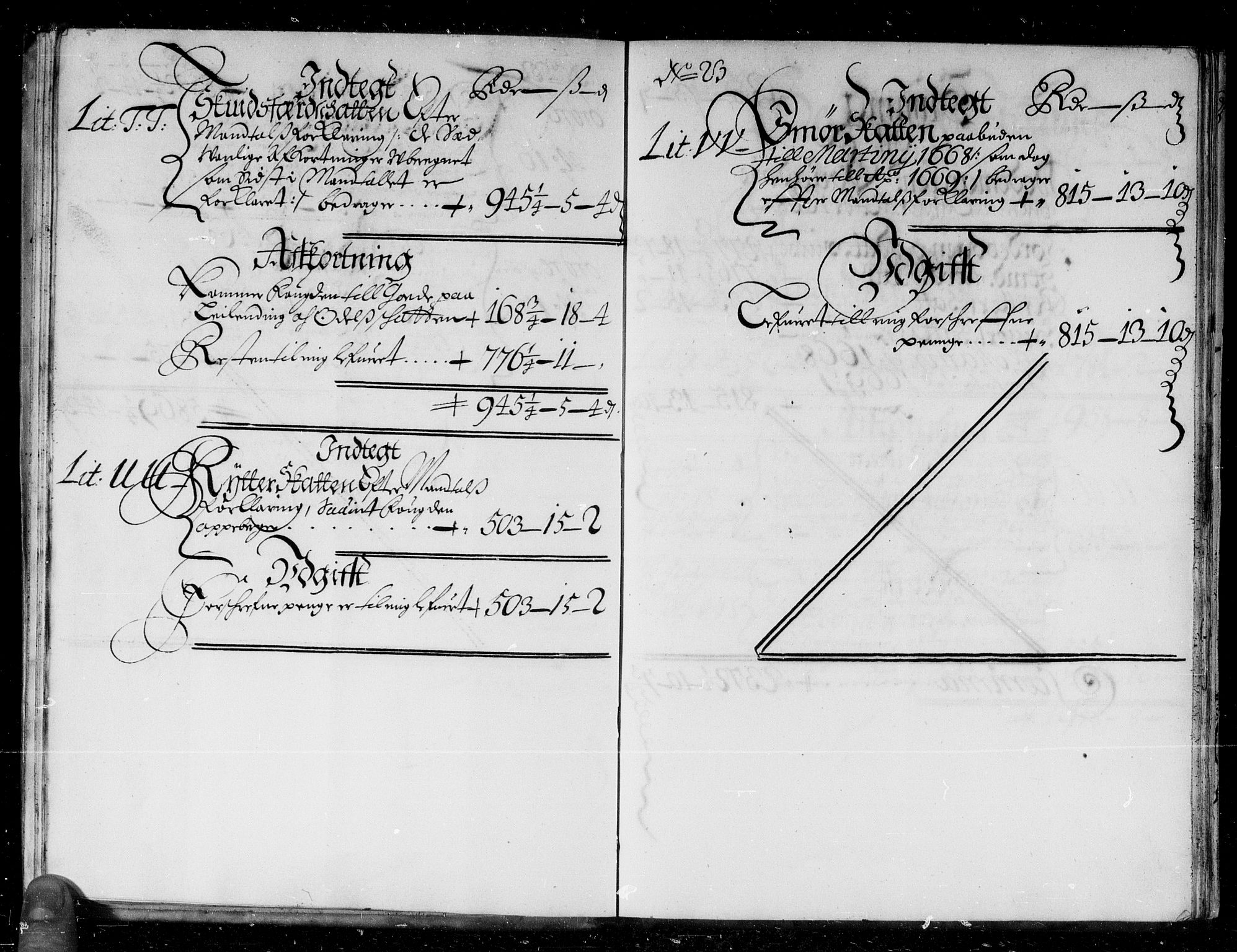 Rentekammeret inntil 1814, Reviderte regnskaper, Stiftamtstueregnskaper, Landkommissariatet på Akershus og Akershus stiftamt, AV/RA-EA-5869/R/Rb/L0046: Akershus stiftamt, 1667-1668