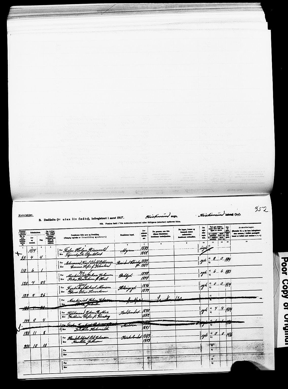 Ministerialprotokoller, klokkerbøker og fødselsregistre - Møre og Romsdal, AV/SAT-A-1454/572/L0861: Parish register (official) no. 572D05, 1913-1920