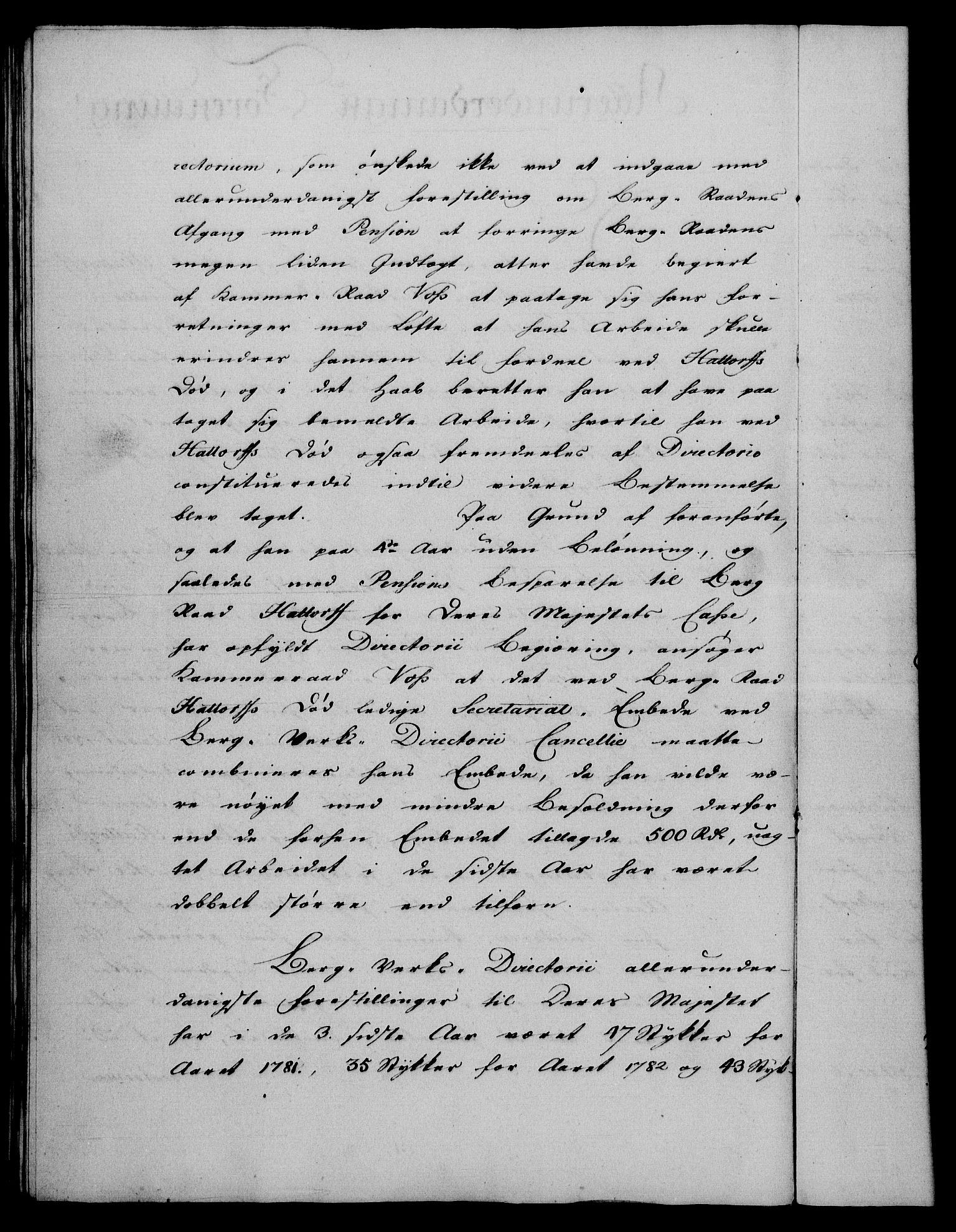 Rentekammeret, Renteskriverkontorene, AV/RA-EA-3115/M/Mf/Mfa/L0006: Resolusjonsprotokoll med register (merket RK 54.6), 1784