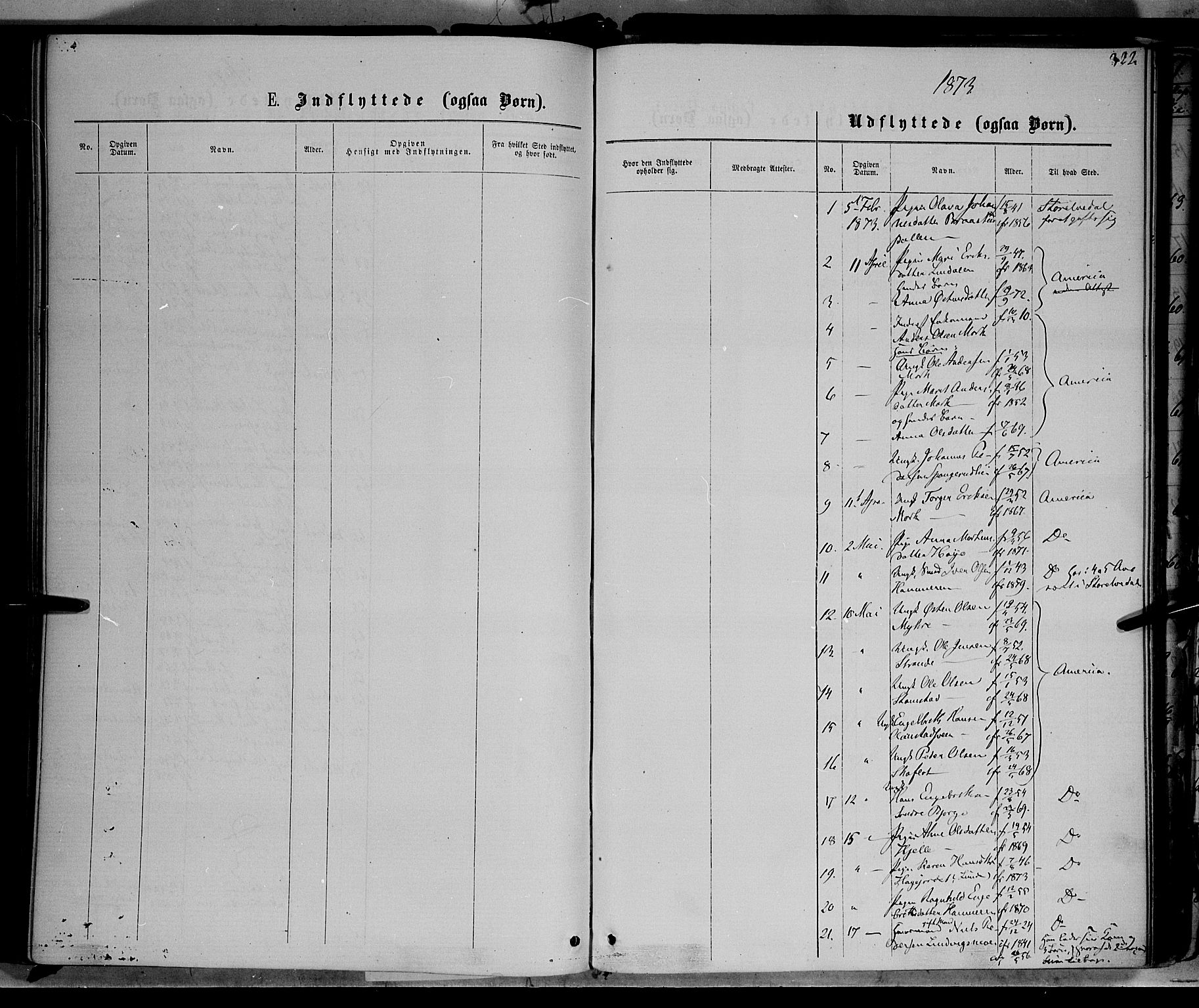 Ringebu prestekontor, AV/SAH-PREST-082/H/Ha/Haa/L0007: Parish register (official) no. 7, 1860-1877, p. 322