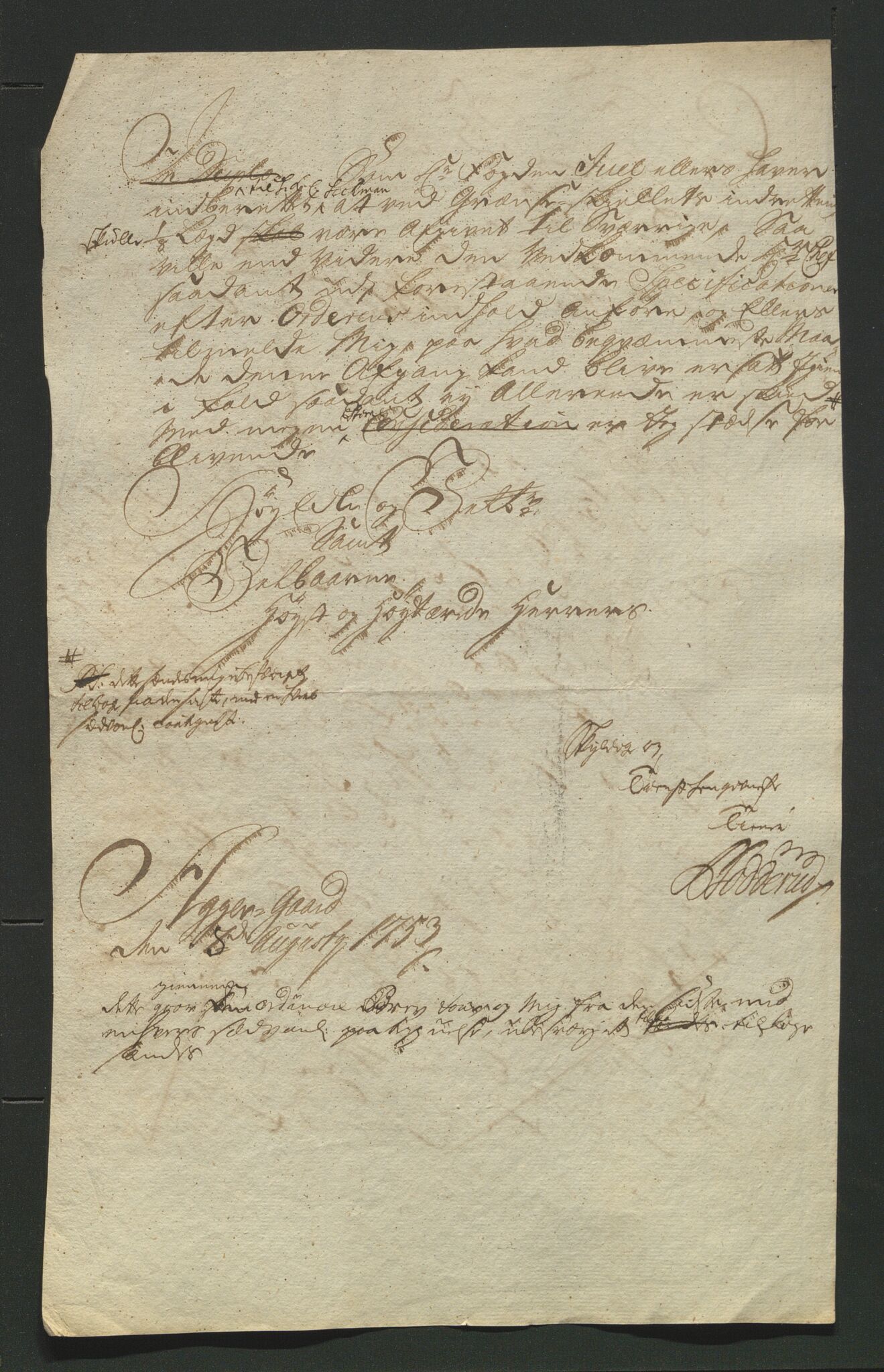 Åker i Vang, Hedmark, og familien Todderud, AV/SAH-ARK-010/J/Jc/L0002: Korrespondanse, 1753-1762, p. 16