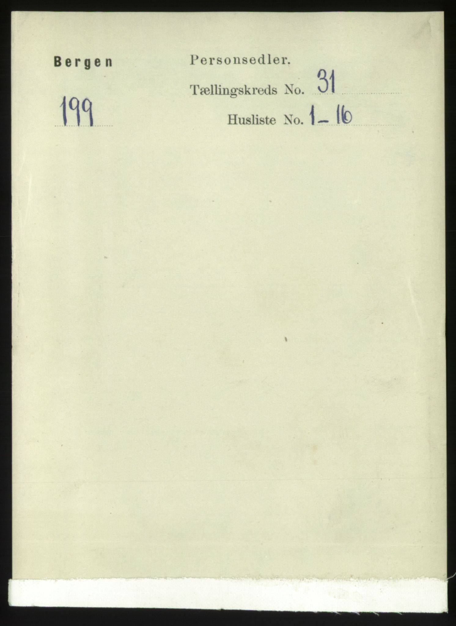 RA, 1891 Census for 1301 Bergen, 1891, p. 38834