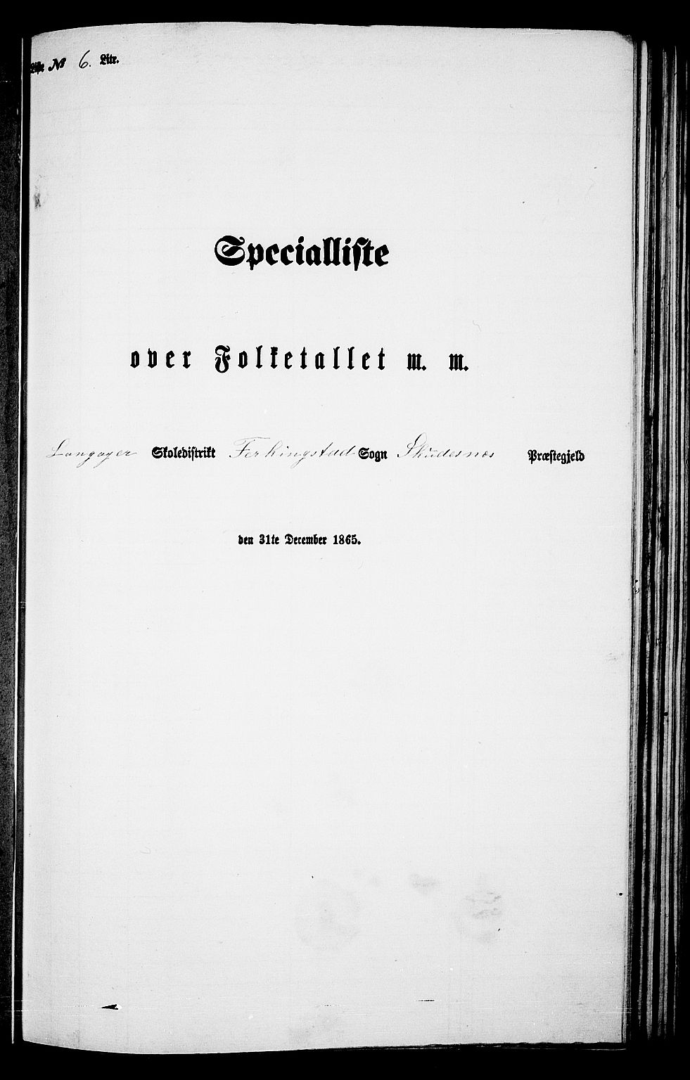 RA, 1865 census for Skudenes, 1865, p. 105