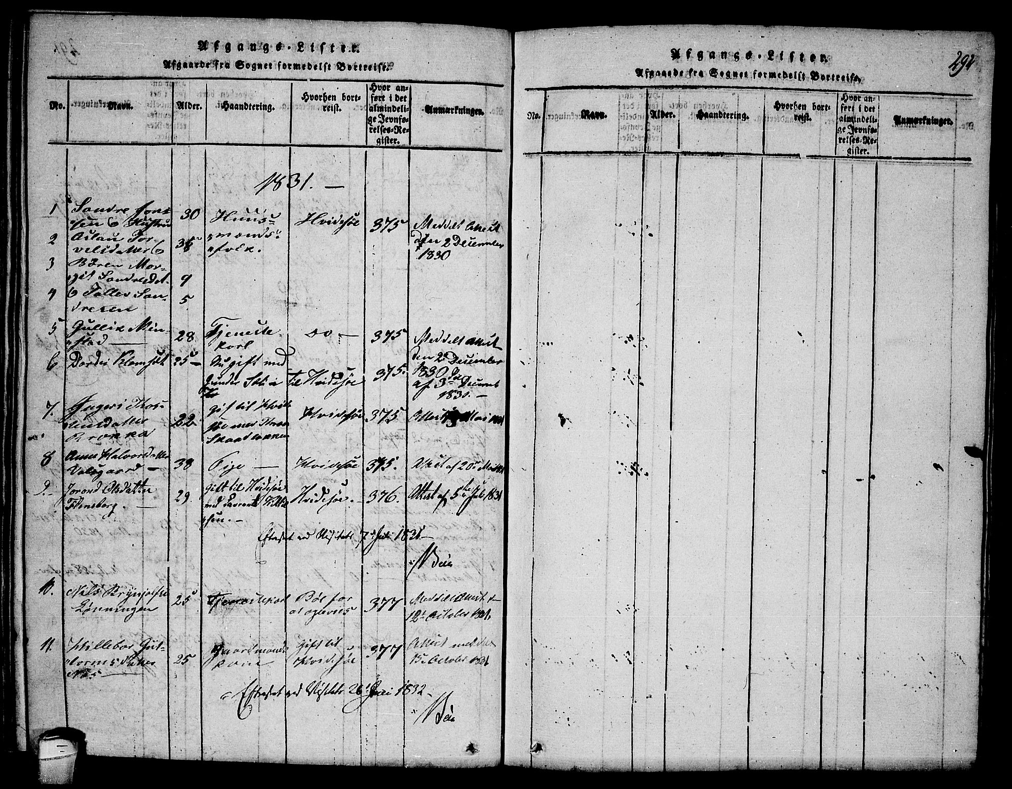 Seljord kirkebøker, AV/SAKO-A-20/F/Fa/L0010: Parish register (official) no. I 10, 1815-1831, p. 292