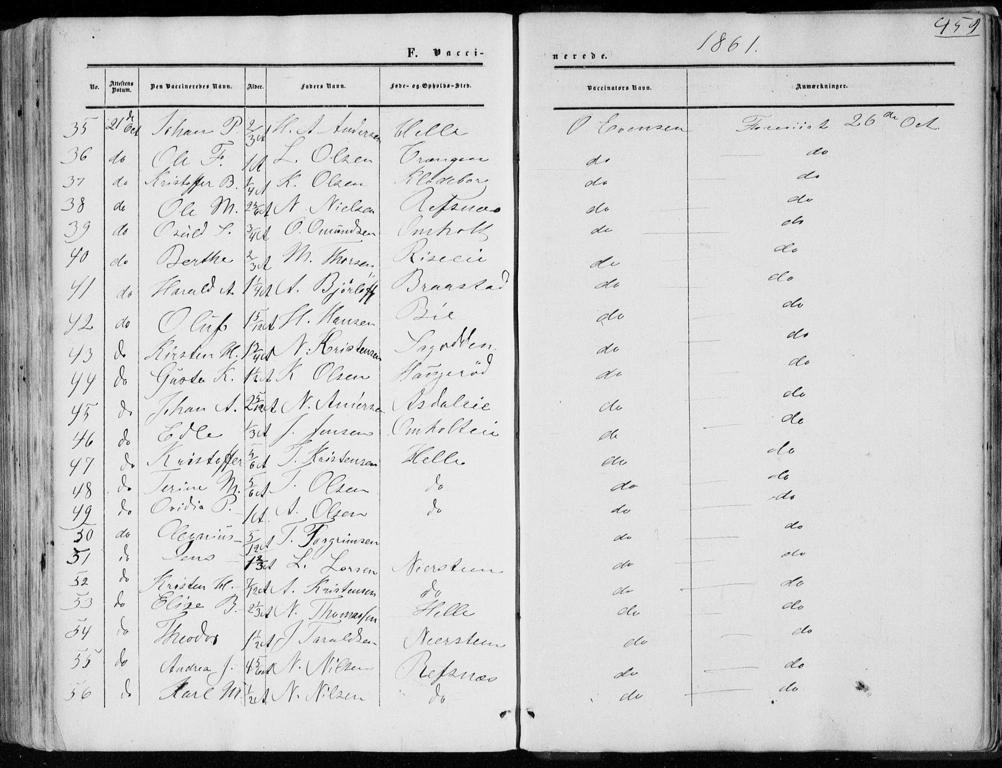 Øyestad sokneprestkontor, AV/SAK-1111-0049/F/Fa/L0015: Parish register (official) no. A 15, 1857-1873, p. 459