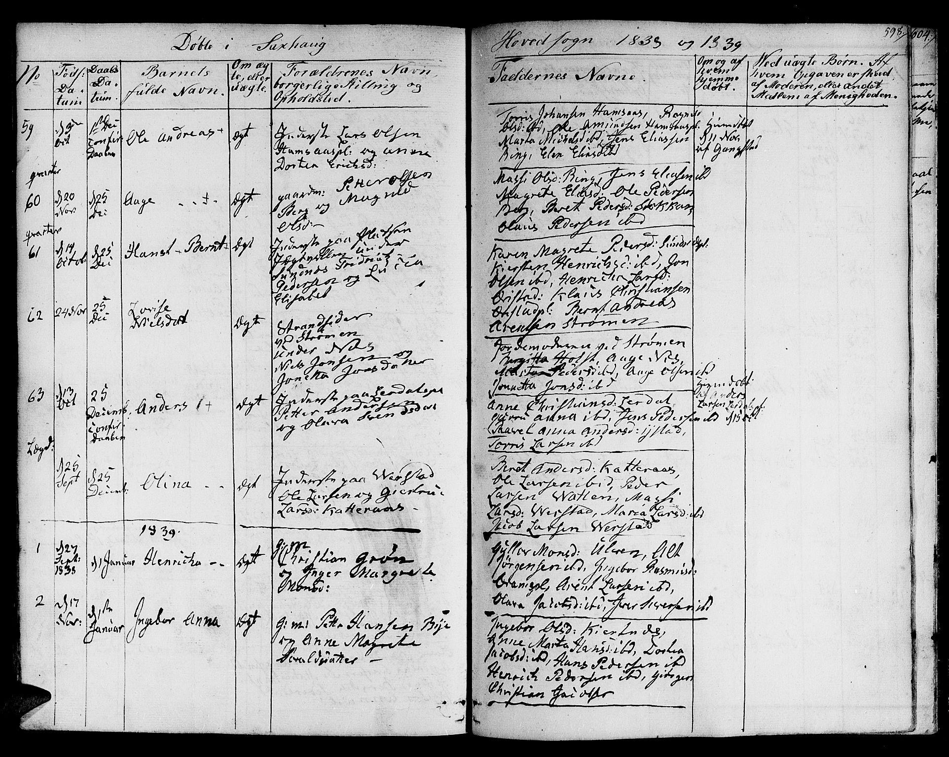 Ministerialprotokoller, klokkerbøker og fødselsregistre - Nord-Trøndelag, SAT/A-1458/730/L0277: Parish register (official) no. 730A06 /1, 1830-1839, p. 598