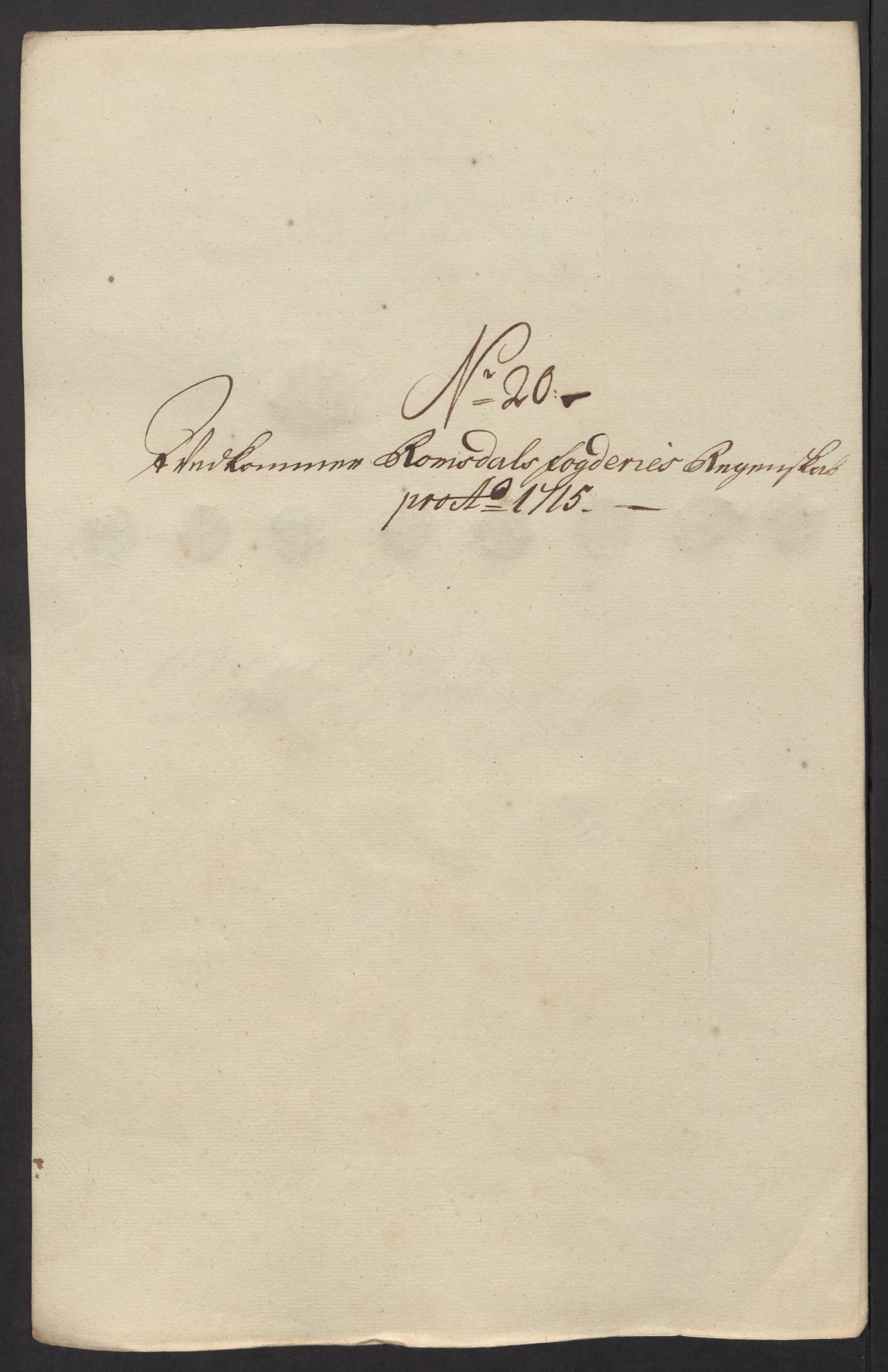 Rentekammeret inntil 1814, Reviderte regnskaper, Fogderegnskap, AV/RA-EA-4092/R55/L3663: Fogderegnskap Romsdal, 1715-1716, p. 181