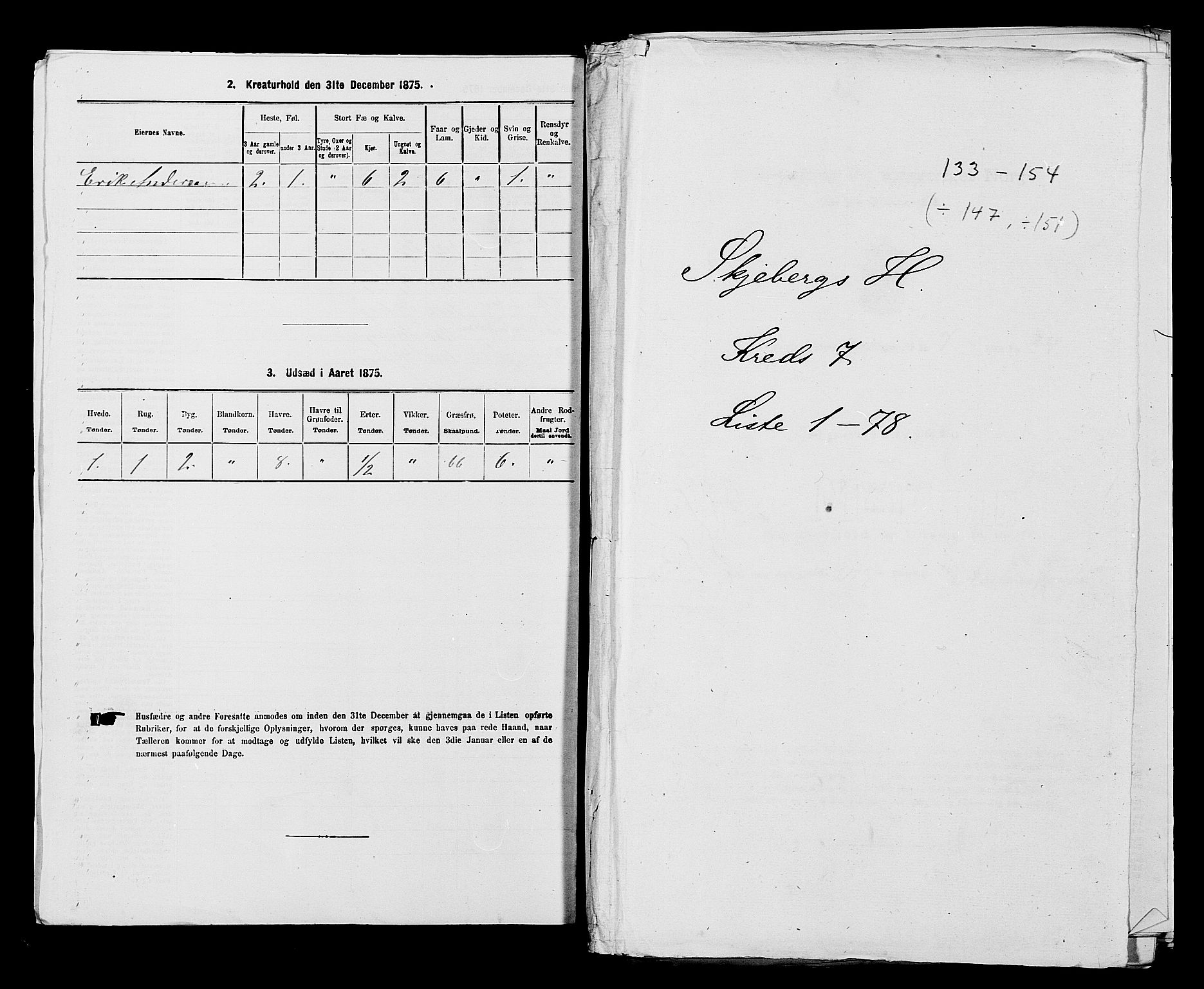 RA, 1875 census for 0115P Skjeberg, 1875, p. 1169