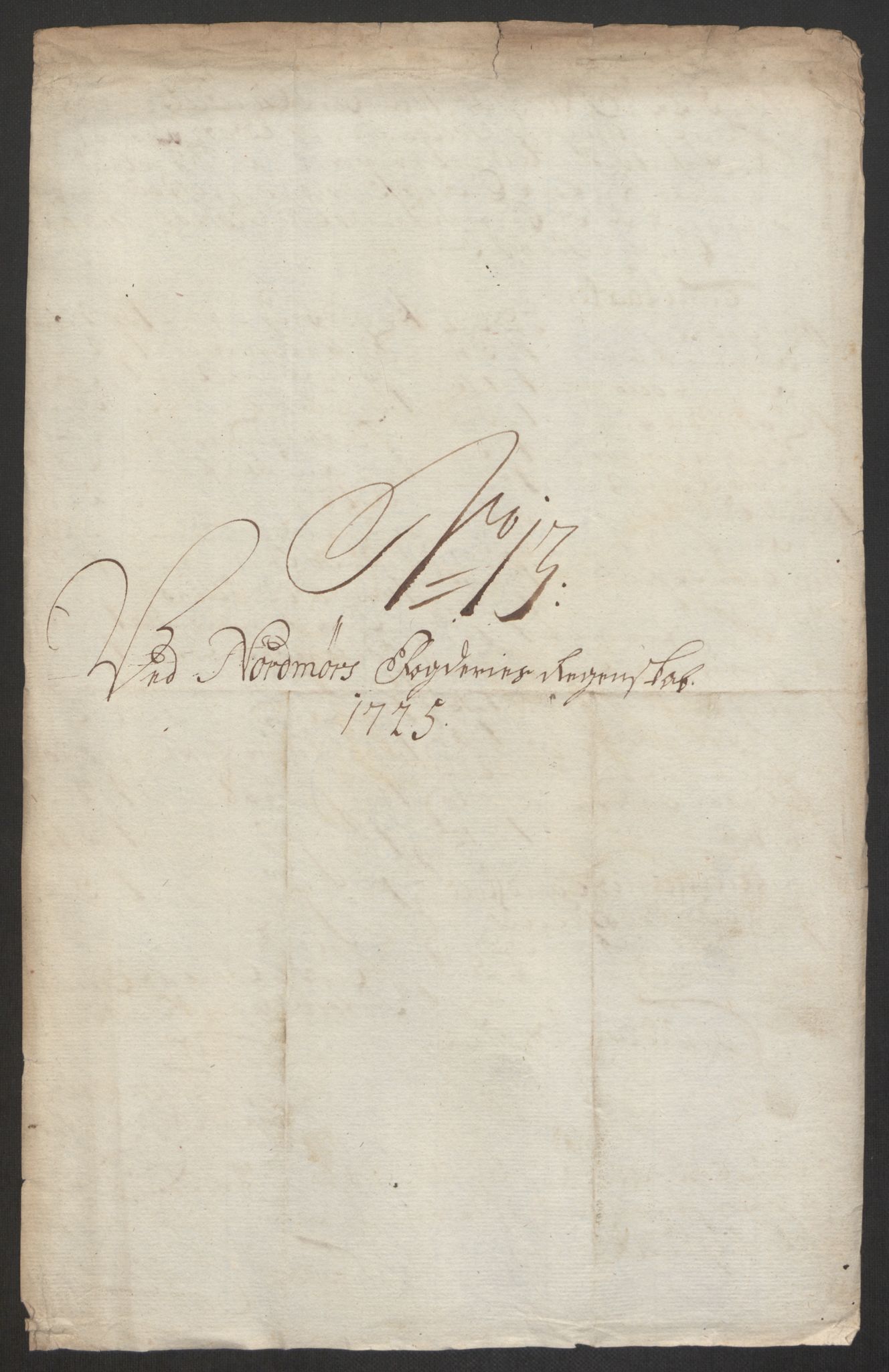 Rentekammeret inntil 1814, Reviderte regnskaper, Fogderegnskap, AV/RA-EA-4092/R56/L3758: Fogderegnskap Nordmøre, 1725, p. 140