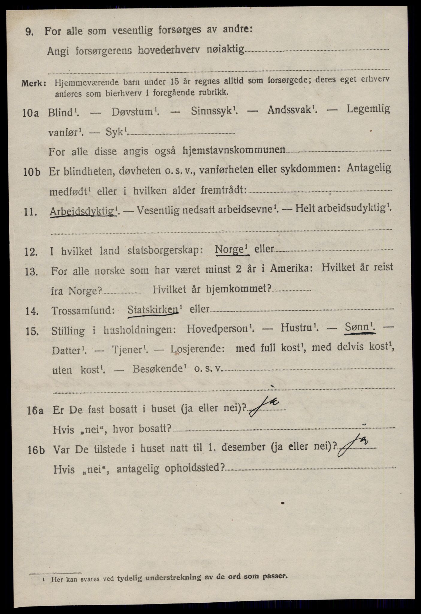 SAT, 1920 census for Giske, 1920, p. 2629