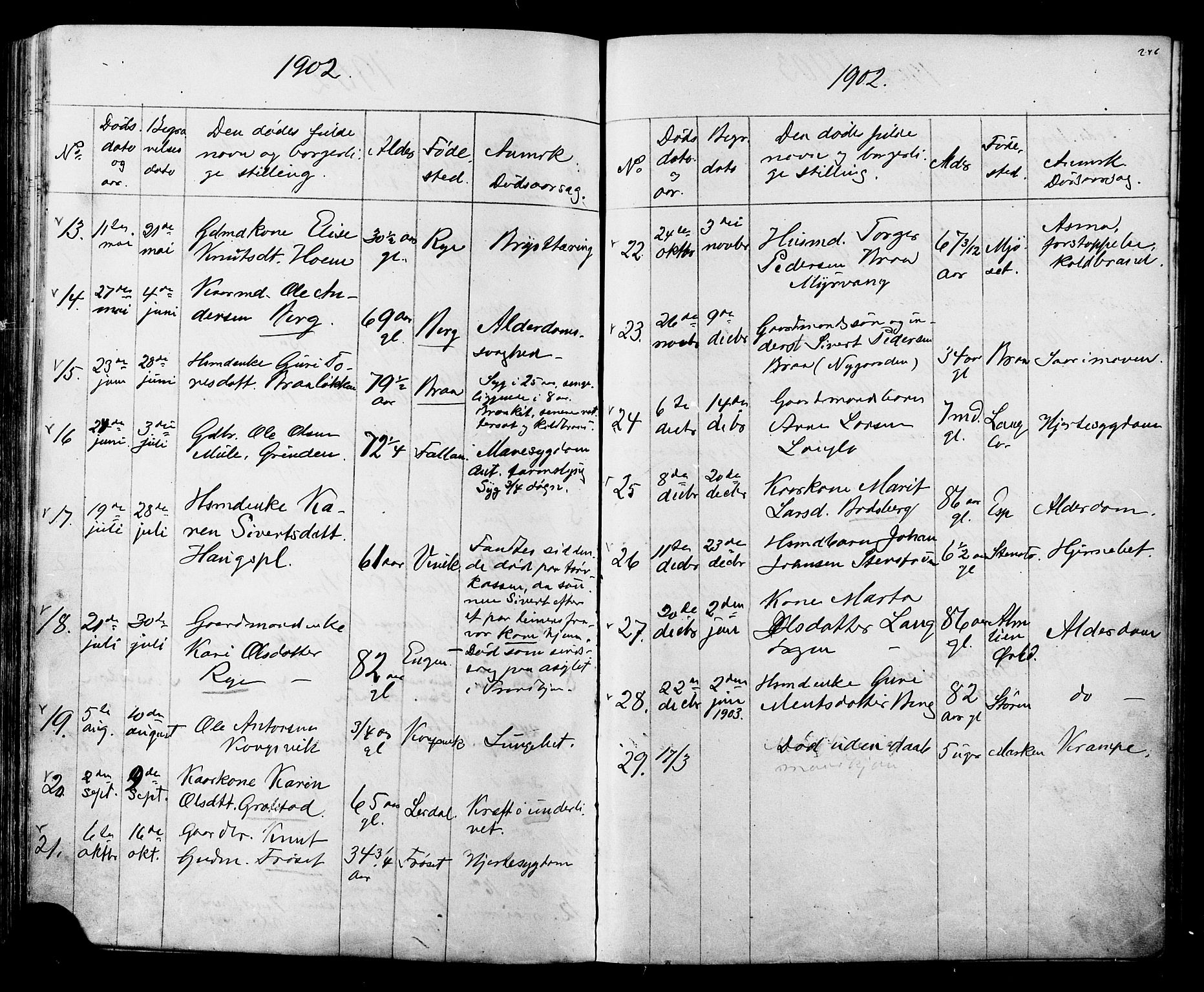Ministerialprotokoller, klokkerbøker og fødselsregistre - Sør-Trøndelag, SAT/A-1456/612/L0387: Parish register (copy) no. 612C03, 1874-1908, p. 246