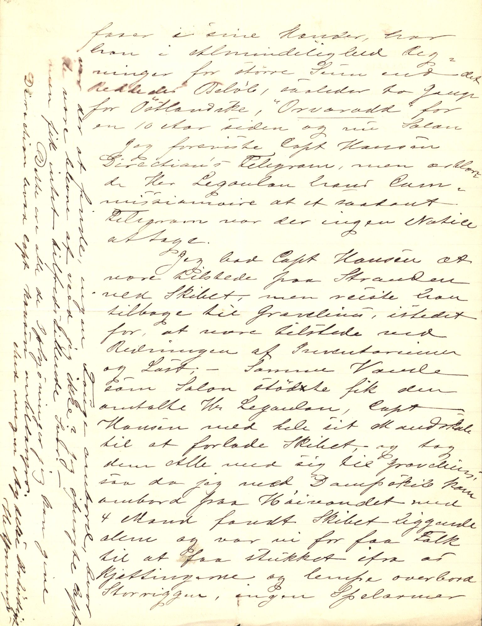 Pa 63 - Østlandske skibsassuranceforening, VEMU/A-1079/G/Ga/L0014/0011: Havaridokumenter / Agra, Anna, Jorsalfarer, Alfen, Uller, Solon, 1882, p. 135