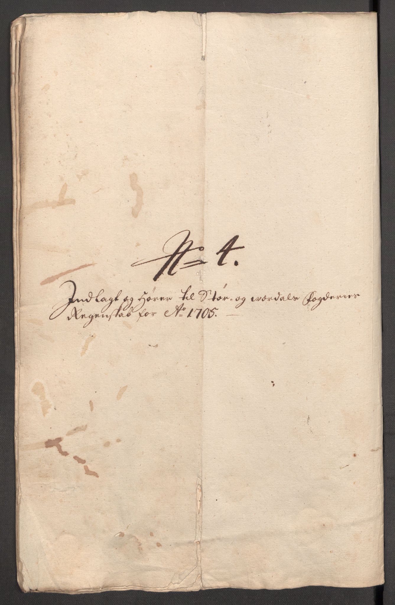 Rentekammeret inntil 1814, Reviderte regnskaper, Fogderegnskap, RA/EA-4092/R62/L4196: Fogderegnskap Stjørdal og Verdal, 1705-1706, p. 124