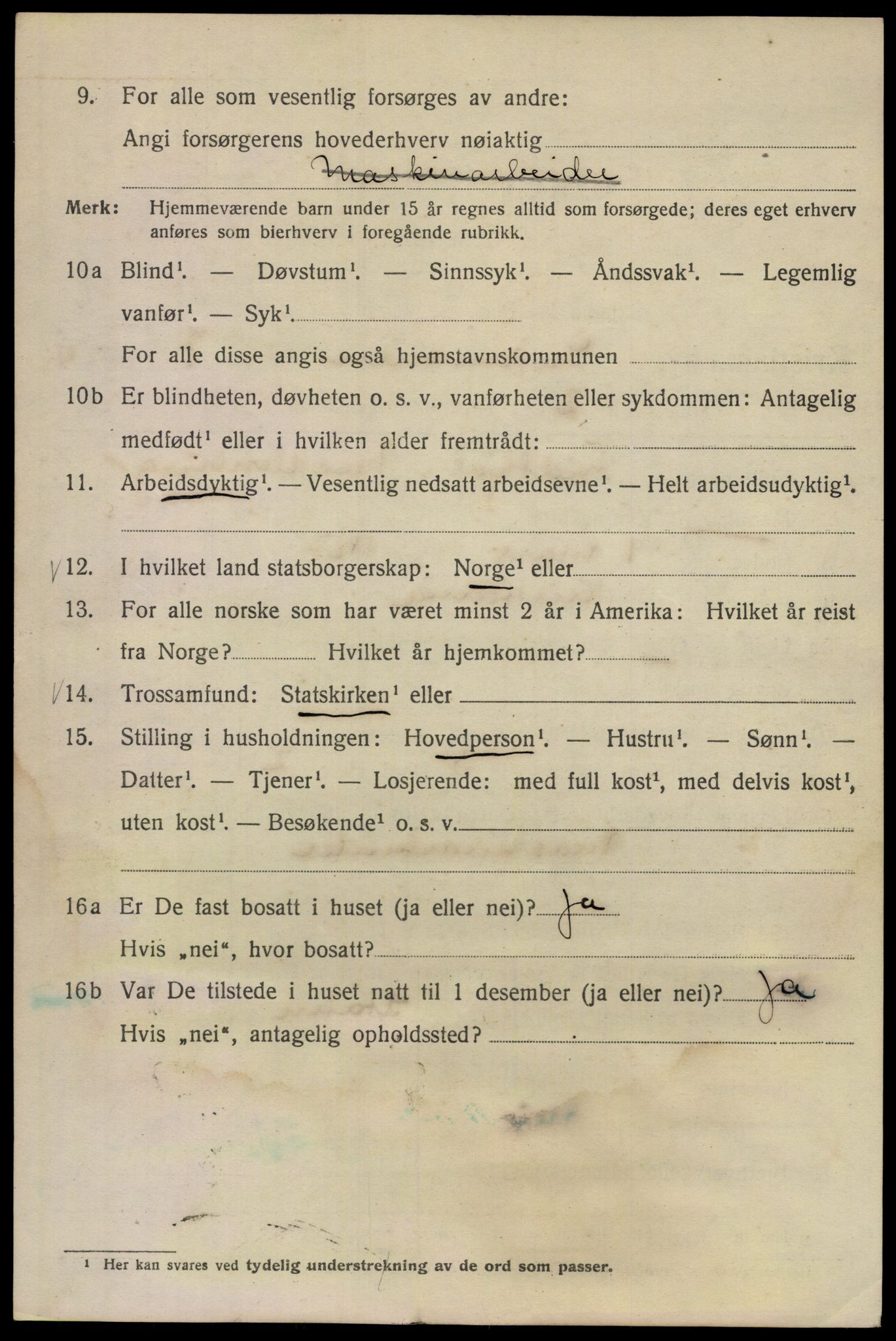 SAO, 1920 census for Kristiania, 1920, p. 250886