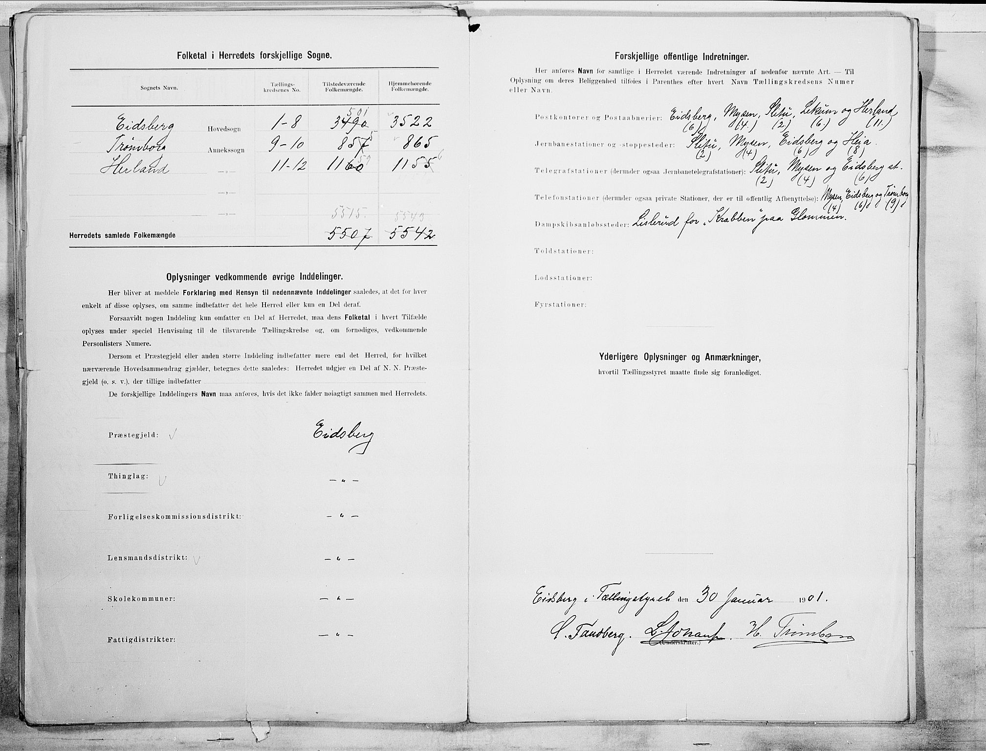 SAO, 1900 census for Eidsberg, 1900, p. 3