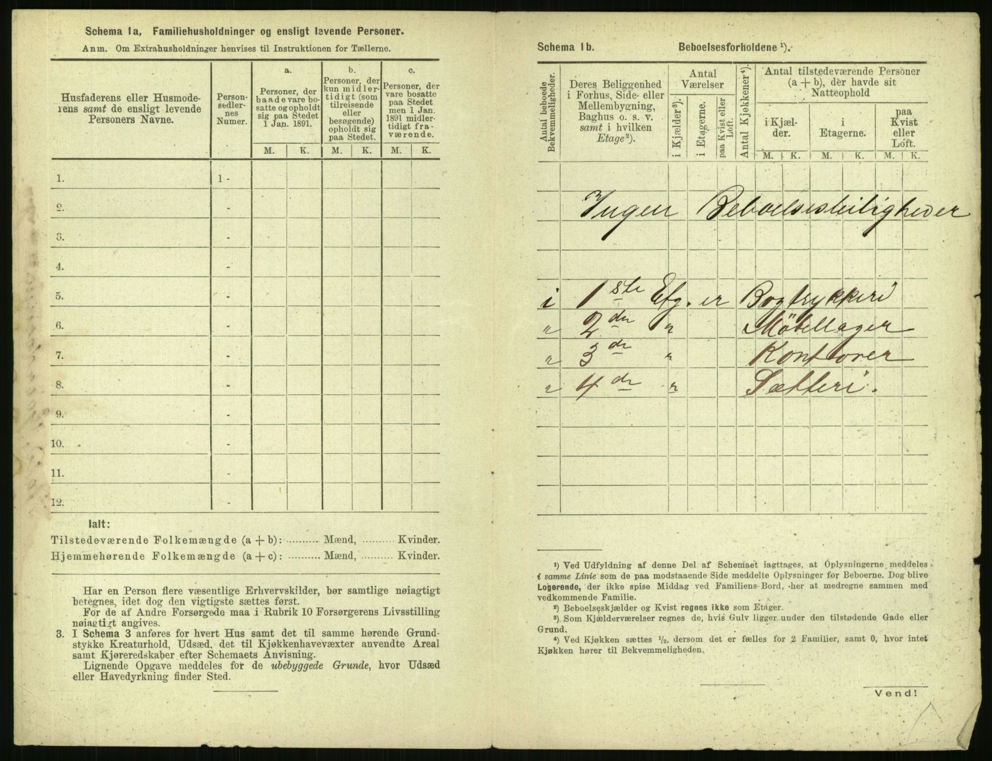 RA, 1891 census for 0301 Kristiania, 1891, p. 4885