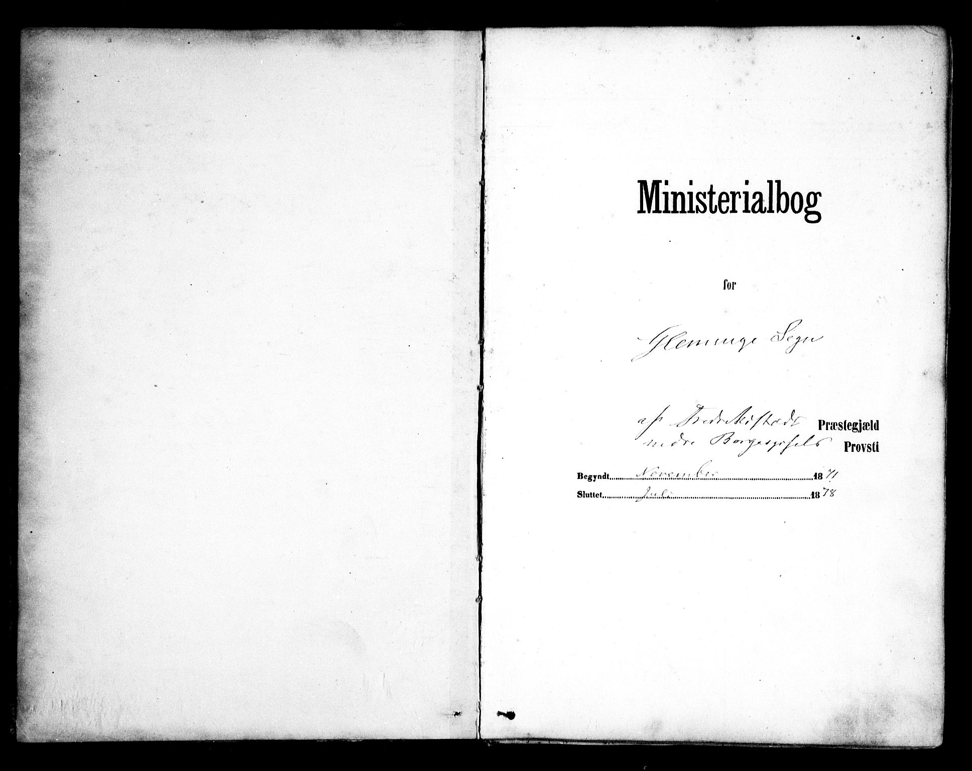 Glemmen prestekontor Kirkebøker, SAO/A-10908/F/Fa/L0009: Parish register (official) no. 9, 1871-1878