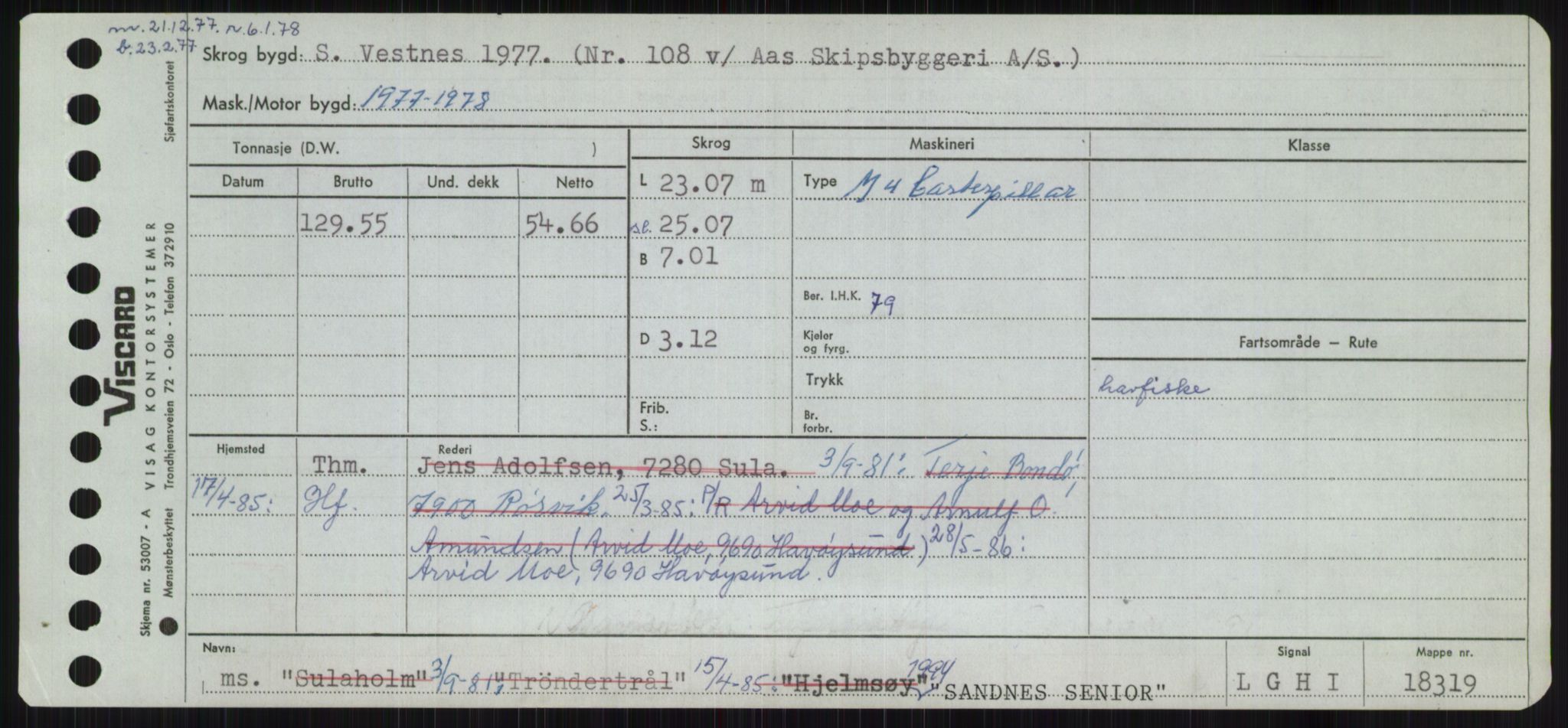 Sjøfartsdirektoratet med forløpere, Skipsmålingen, RA/S-1627/H/Ha/L0005/0001: Fartøy, S-Sven / Fartøy, S-Skji, p. 137