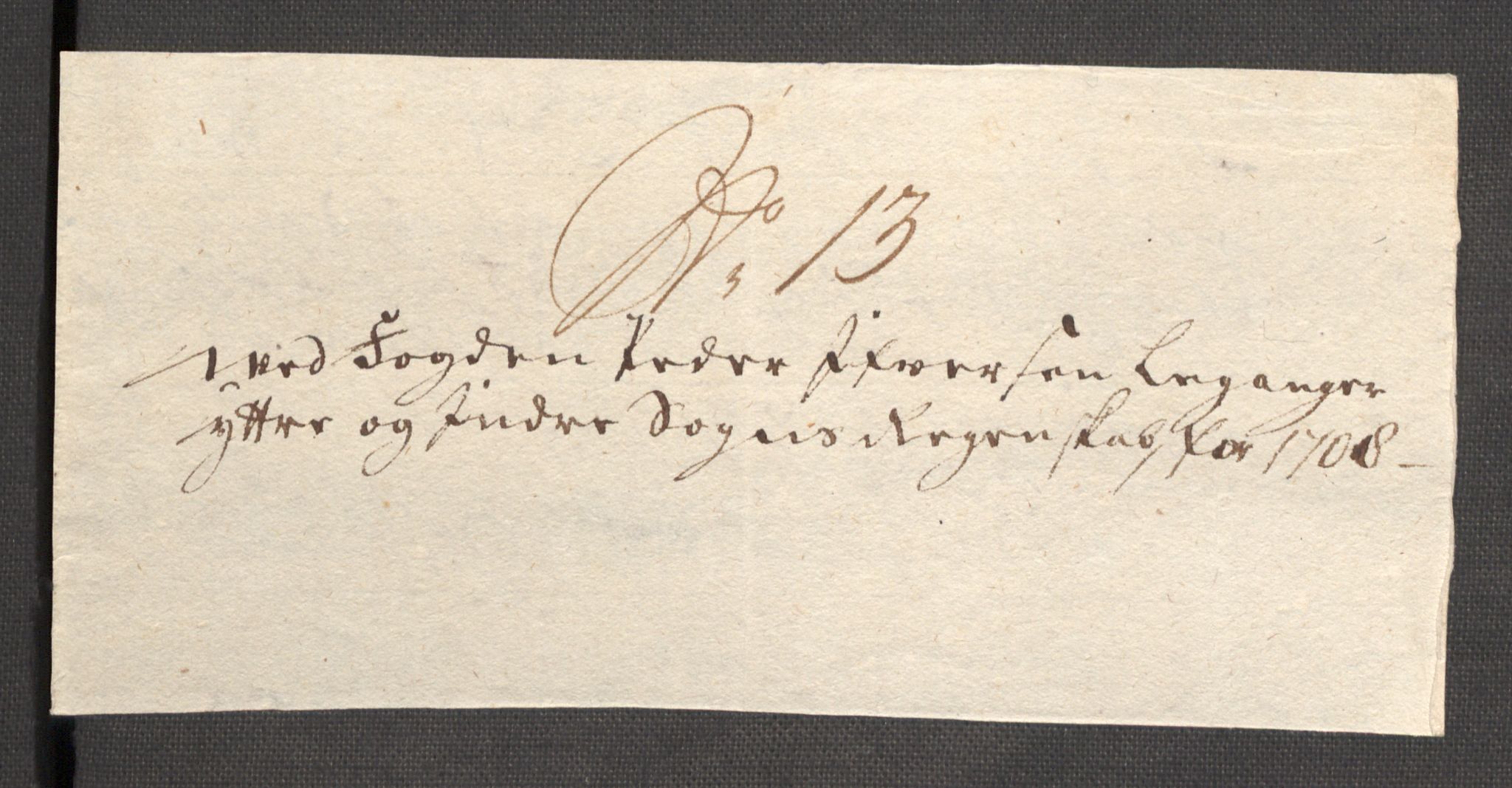 Rentekammeret inntil 1814, Reviderte regnskaper, Fogderegnskap, AV/RA-EA-4092/R52/L3315: Fogderegnskap Sogn, 1708, p. 176