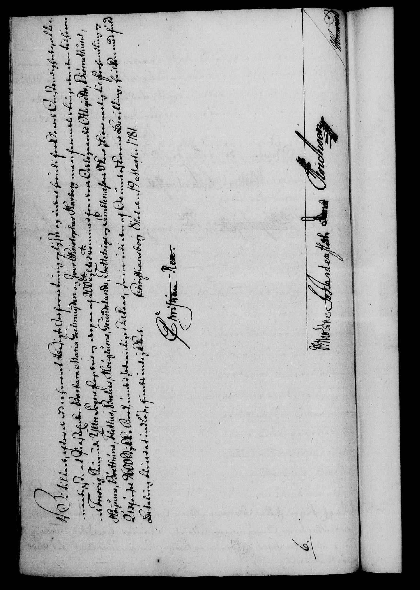 Rentekammeret, Kammerkanselliet, RA/EA-3111/G/Gf/Gfa/L0063: Norsk relasjons- og resolusjonsprotokoll (merket RK 52.63), 1781, p. 146