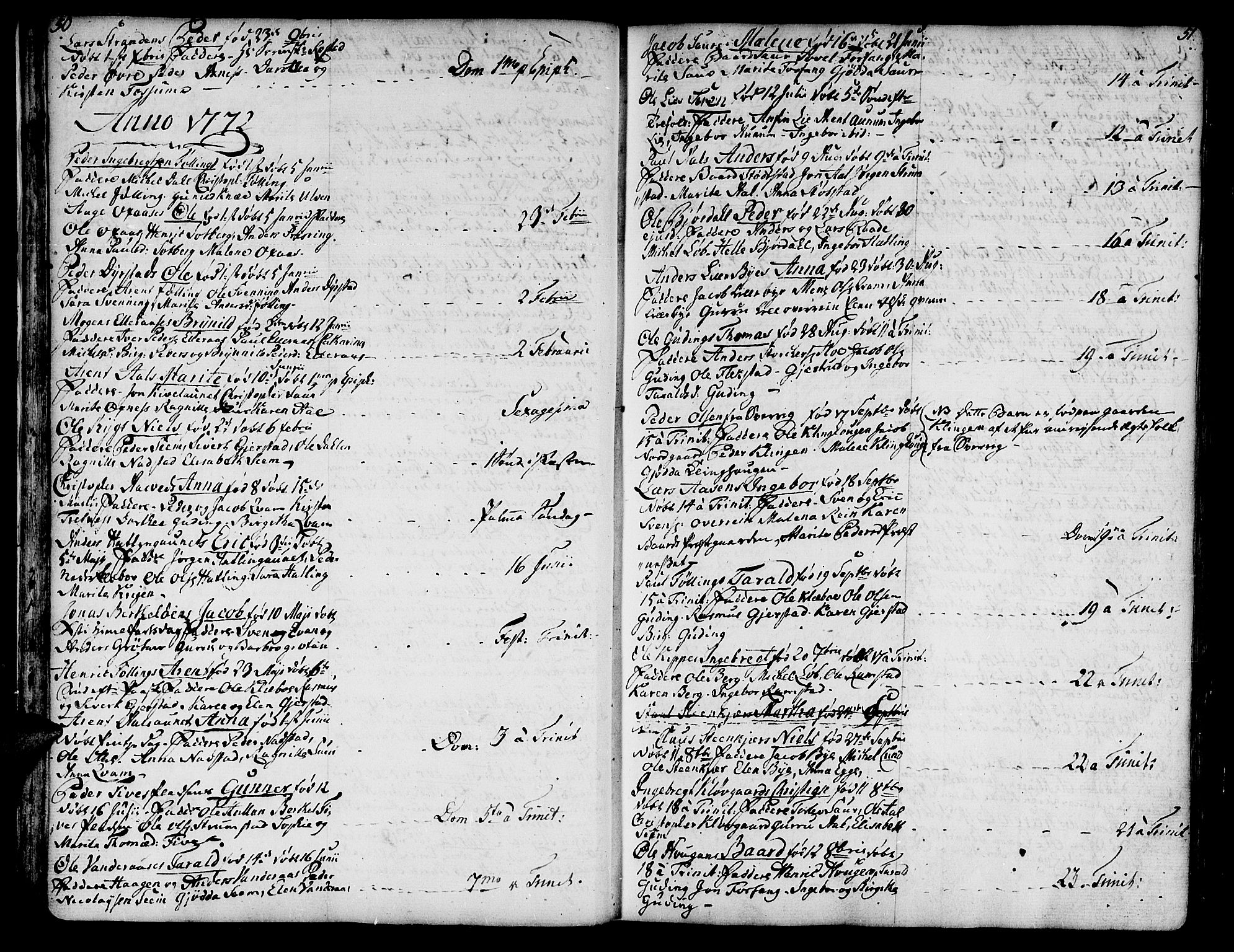 Ministerialprotokoller, klokkerbøker og fødselsregistre - Nord-Trøndelag, SAT/A-1458/746/L0440: Parish register (official) no. 746A02, 1760-1815, p. 50-51