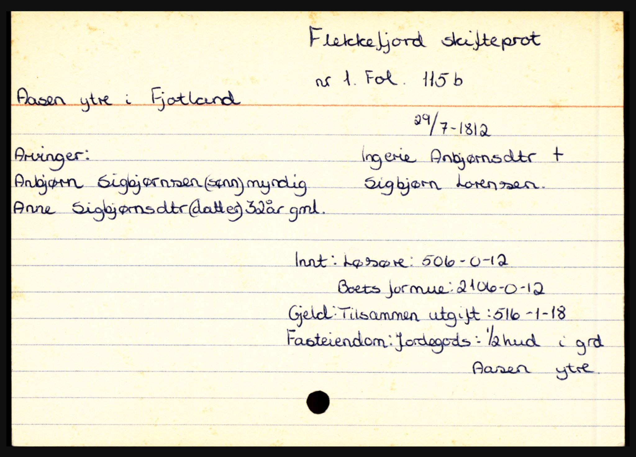 Flekkefjord sorenskriveri, AV/SAK-1221-0001/H, p. 1821