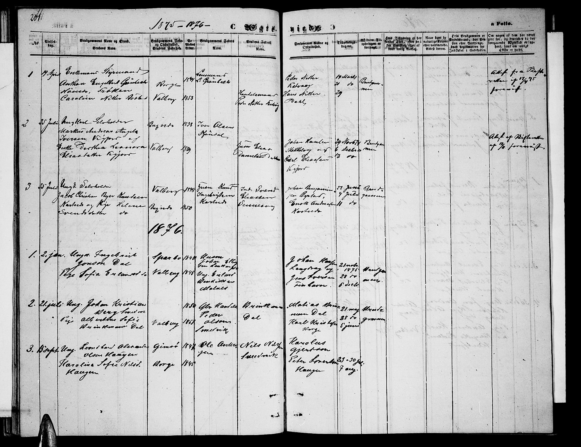 Ministerialprotokoller, klokkerbøker og fødselsregistre - Nordland, AV/SAT-A-1459/884/L1196: Parish register (copy) no. 884C02, 1860-1887, p. 201