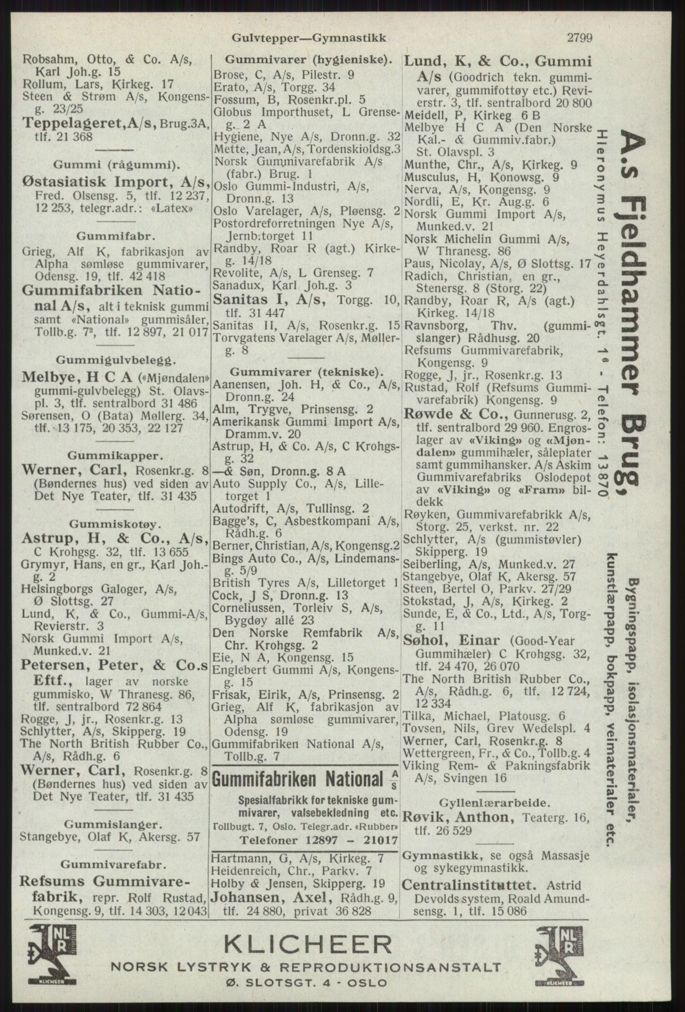 Kristiania/Oslo adressebok, PUBL/-, 1941, p. 2799