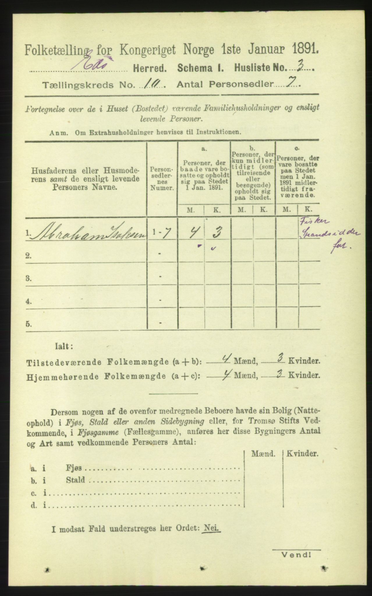 RA, 1891 census for 1573 Edøy, 1891, p. 2594