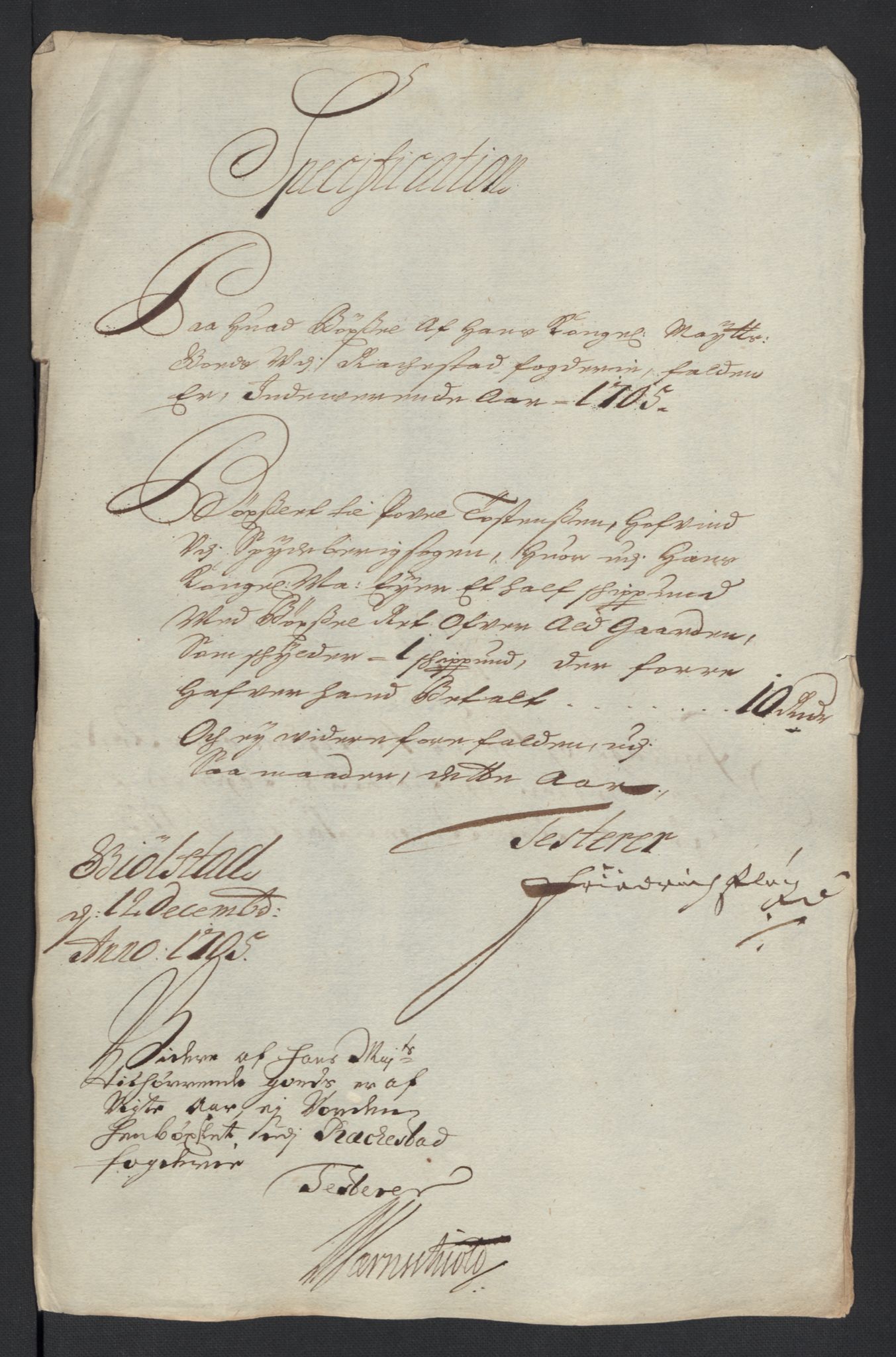 Rentekammeret inntil 1814, Reviderte regnskaper, Fogderegnskap, AV/RA-EA-4092/R07/L0297: Fogderegnskap Rakkestad, Heggen og Frøland, 1705, p. 28