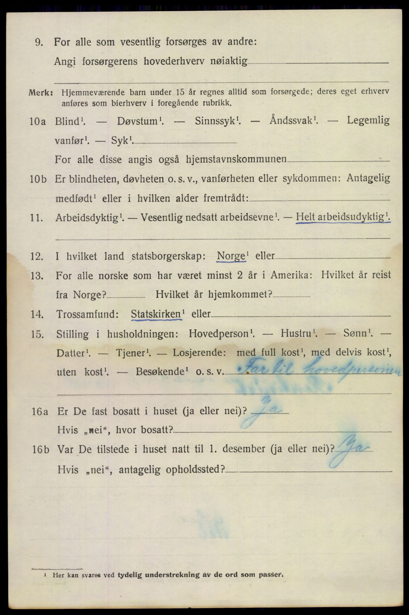 SAKO, 1920 census for Holla, 1920, p. 4470