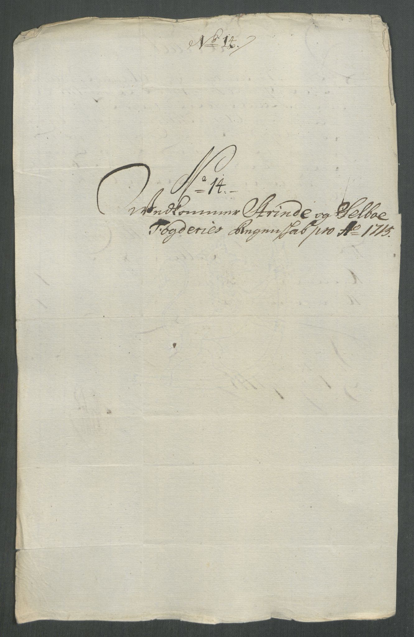 Rentekammeret inntil 1814, Reviderte regnskaper, Fogderegnskap, AV/RA-EA-4092/R61/L4115: Fogderegnskap Strinda og Selbu, 1715-1716, p. 124