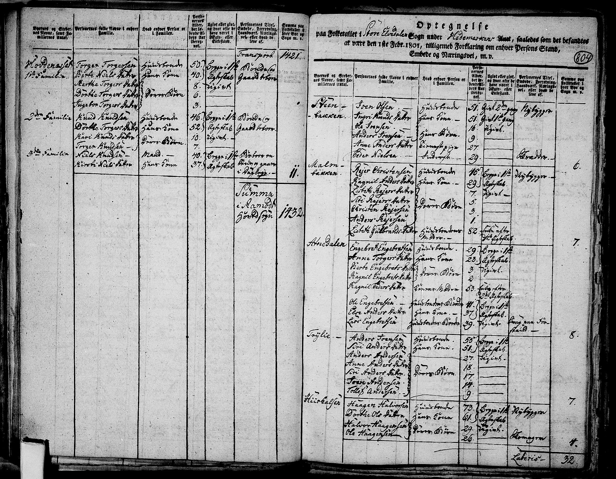 RA, 1801 census for 0429P Åmot, 1801, p. 803b-804a