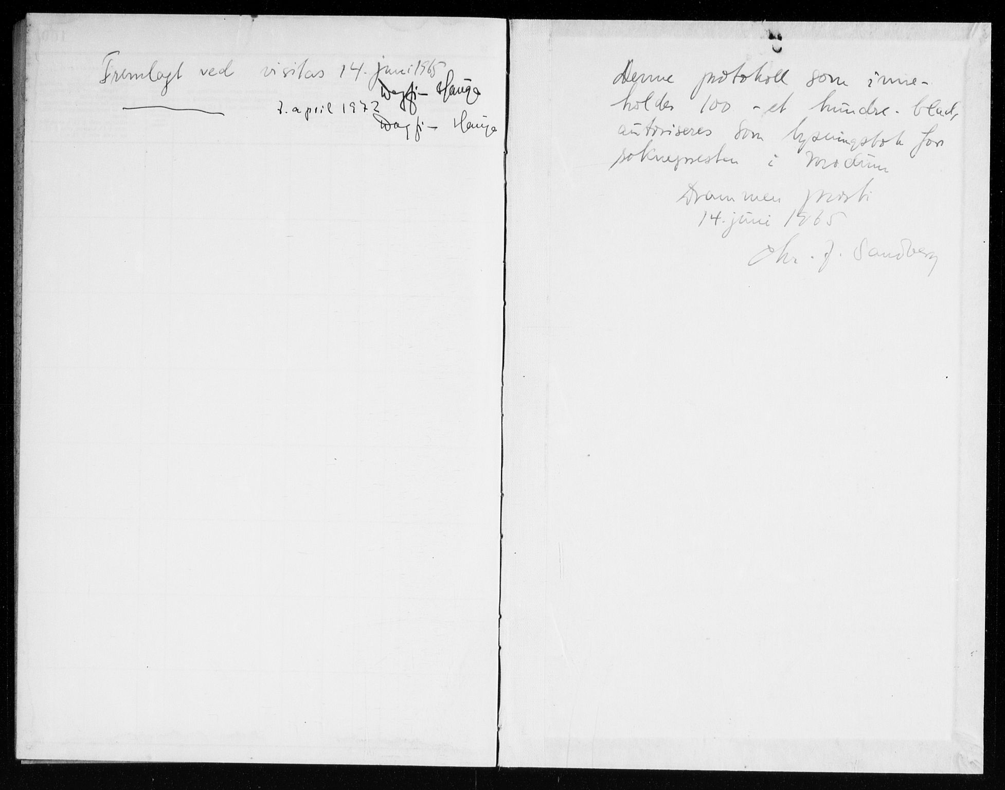 Modum kirkebøker, AV/SAKO-A-234/H/Ha/L0007: Banns register no. I 7, 1963-1969