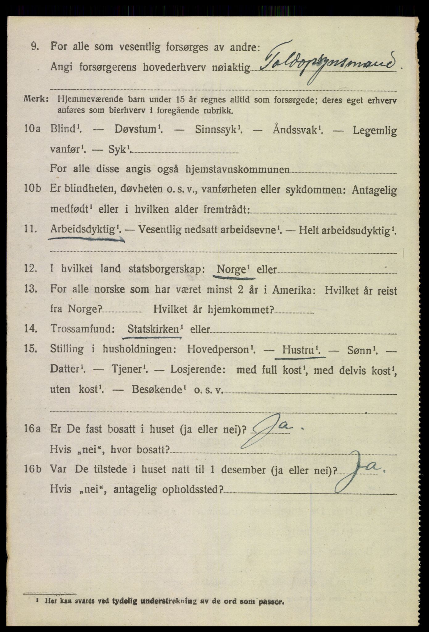 SAH, 1920 census for Eidskog, 1920, p. 2408