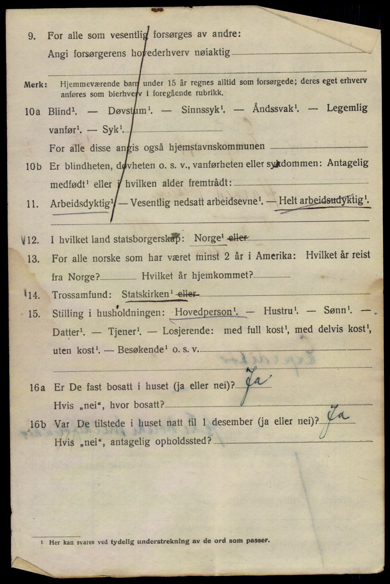 SAO, 1920 census for Kristiania, 1920, p. 219100