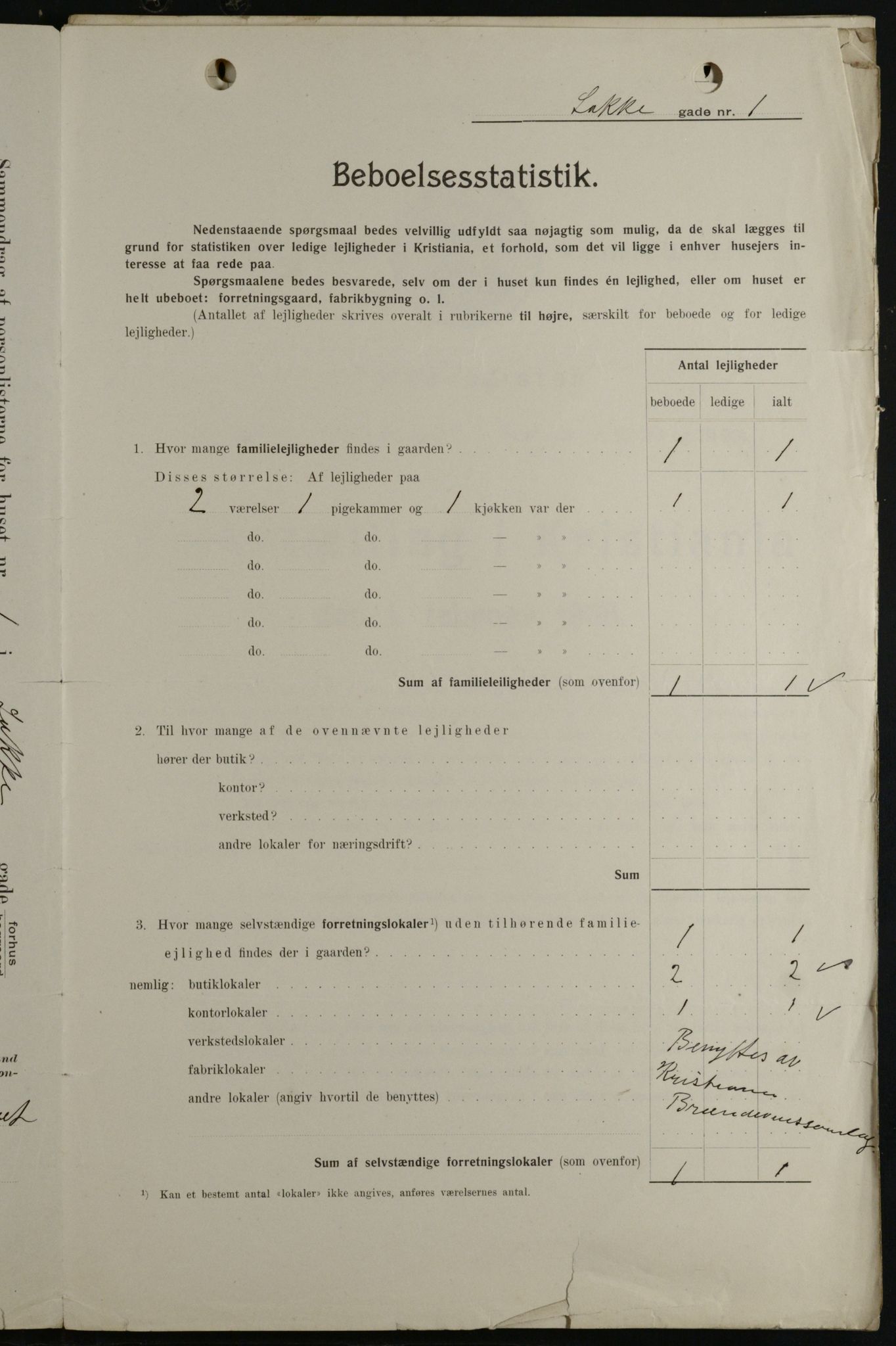 OBA, Municipal Census 1908 for Kristiania, 1908, p. 49578