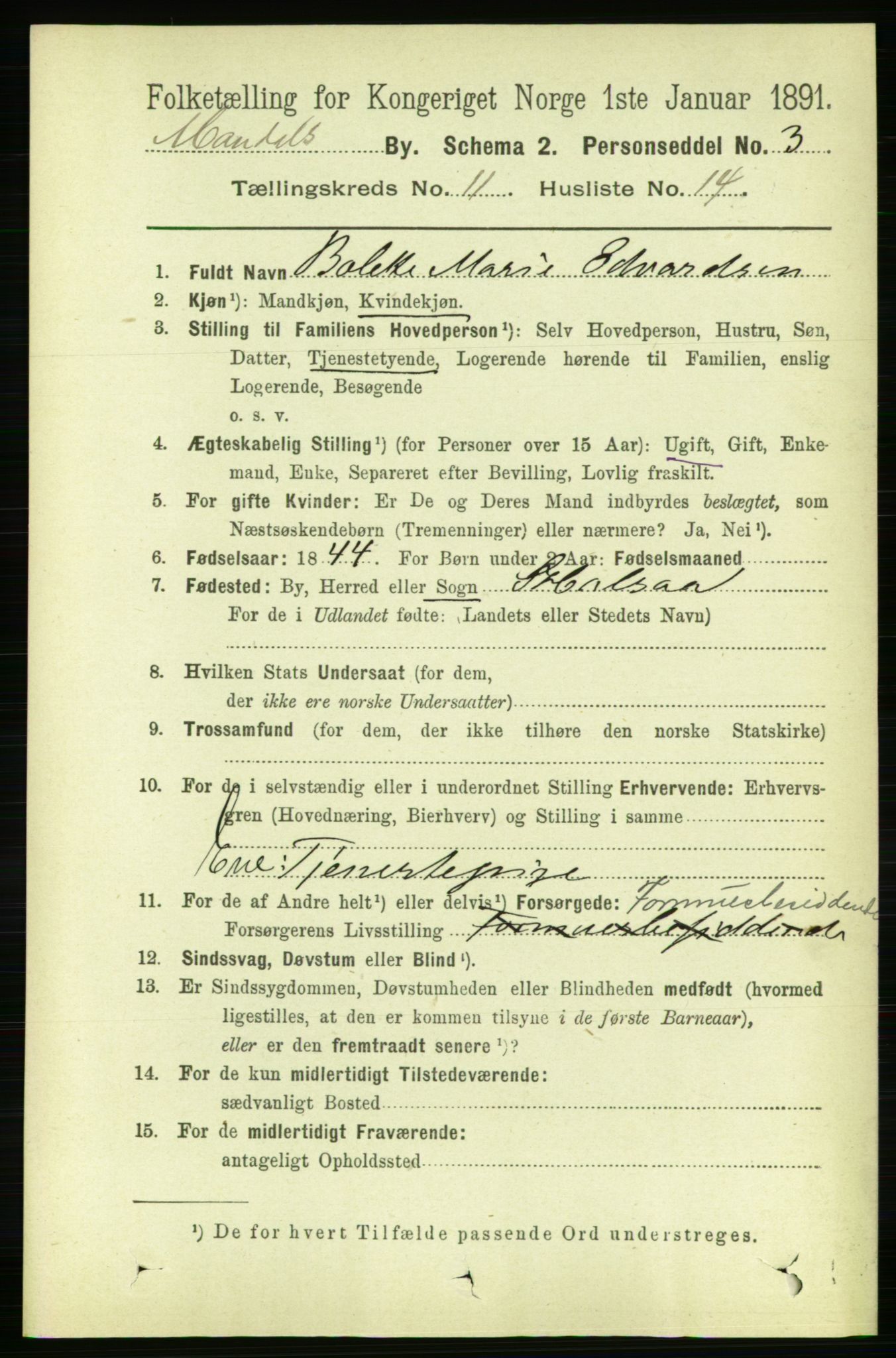 RA, 1891 census for 1002 Mandal, 1891, p. 2882