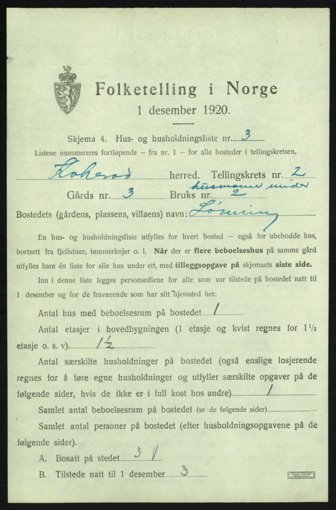 SAB, 1920 census for Kvinnherad, 1920, p. 215