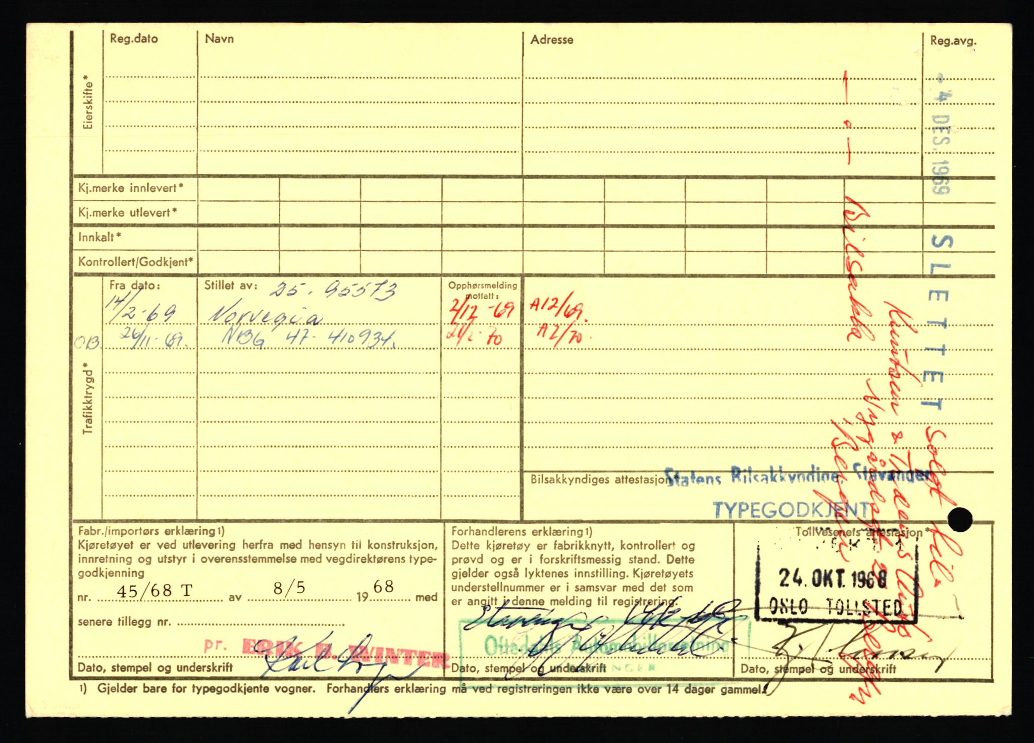 Stavanger trafikkstasjon, AV/SAST-A-101942/0/F/L0067: L-71600 - L-74999, 1930-1971, p. 68