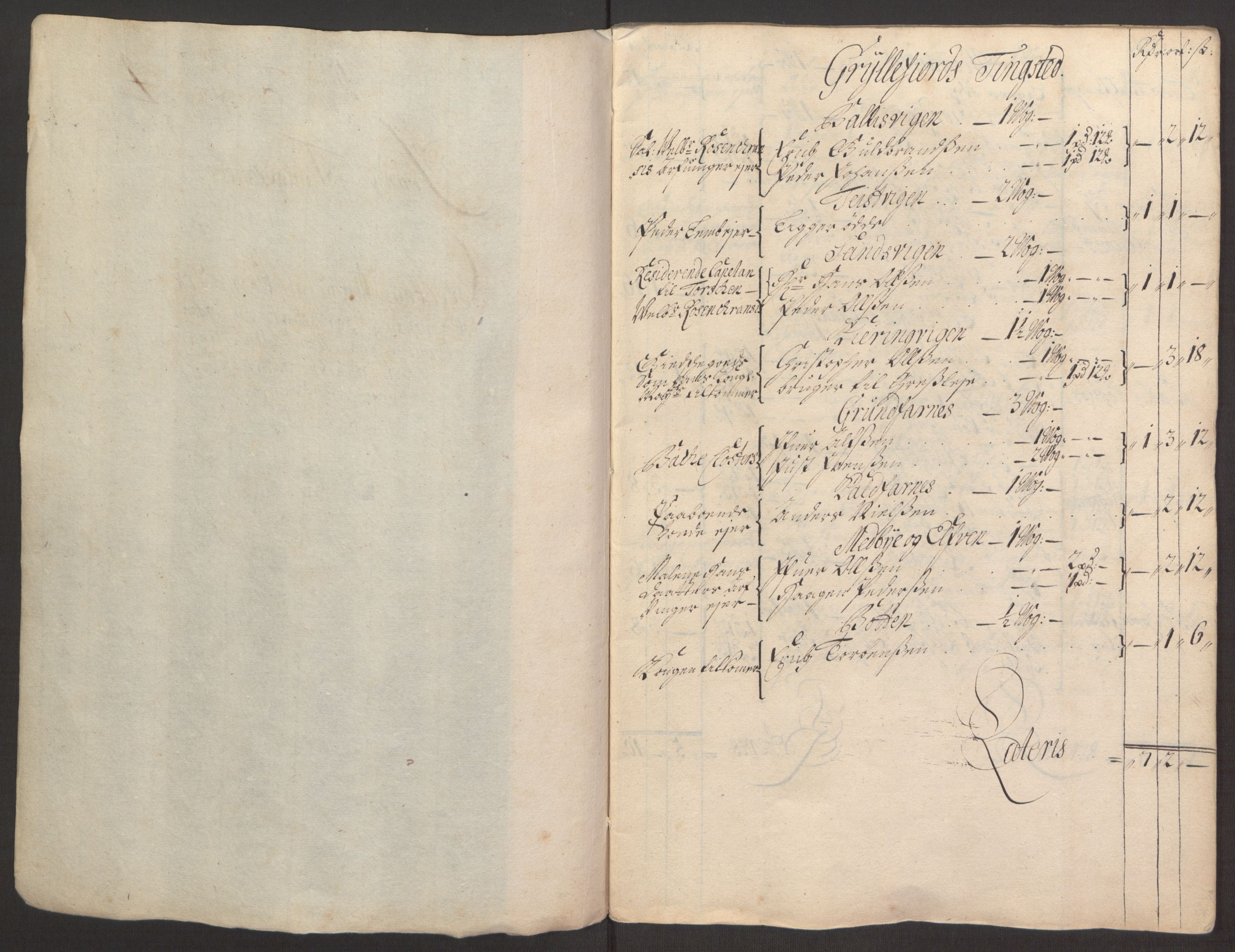 Rentekammeret inntil 1814, Reviderte regnskaper, Fogderegnskap, AV/RA-EA-4092/R68/L4753: Fogderegnskap Senja og Troms, 1694-1696, p. 12