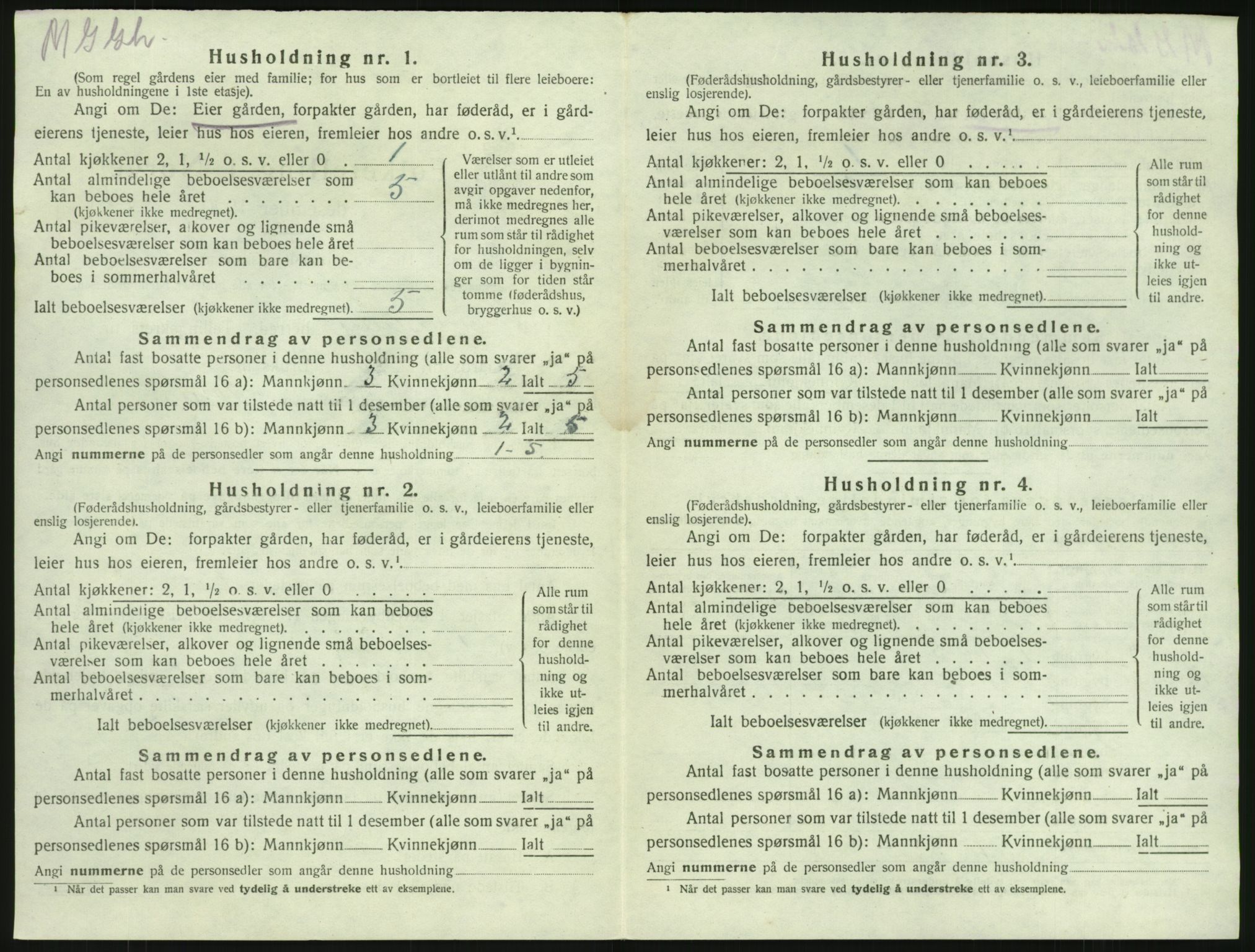 SAKO, 1920 census for Brunlanes, 1920, p. 840