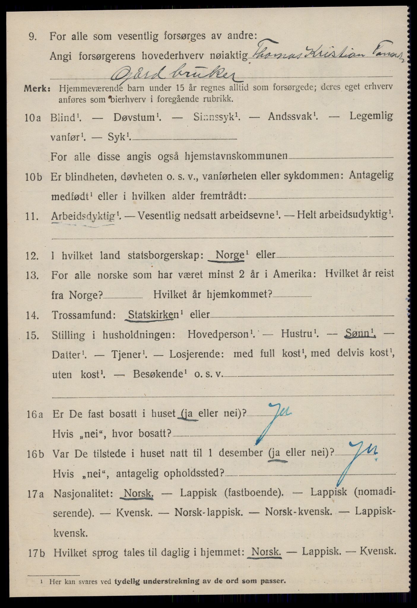 SAT, 1920 census for Roan, 1920, p. 2936