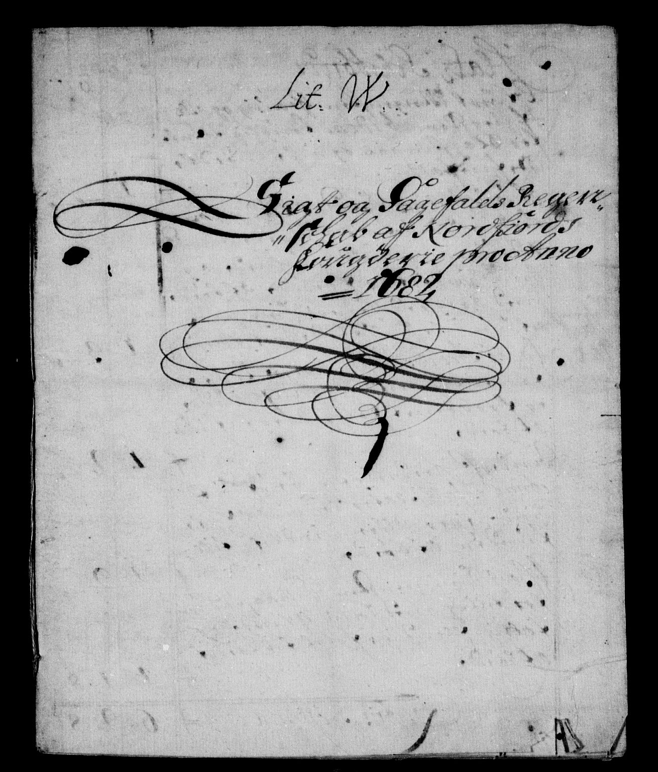 Rentekammeret inntil 1814, Reviderte regnskaper, Stiftamtstueregnskaper, Bergen stiftamt, AV/RA-EA-6043/R/Rc/L0063: Bergen stiftamt, 1682