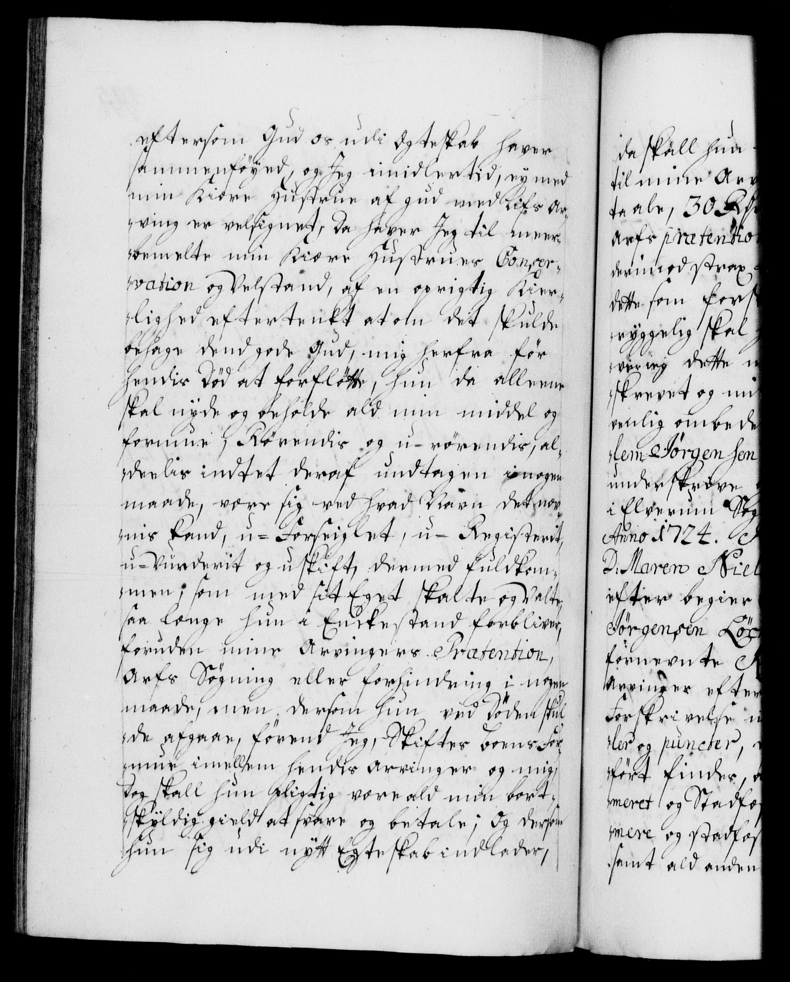 Danske Kanselli 1572-1799, AV/RA-EA-3023/F/Fc/Fca/Fcaa/L0024: Norske registre, 1723-1725, p. 445b