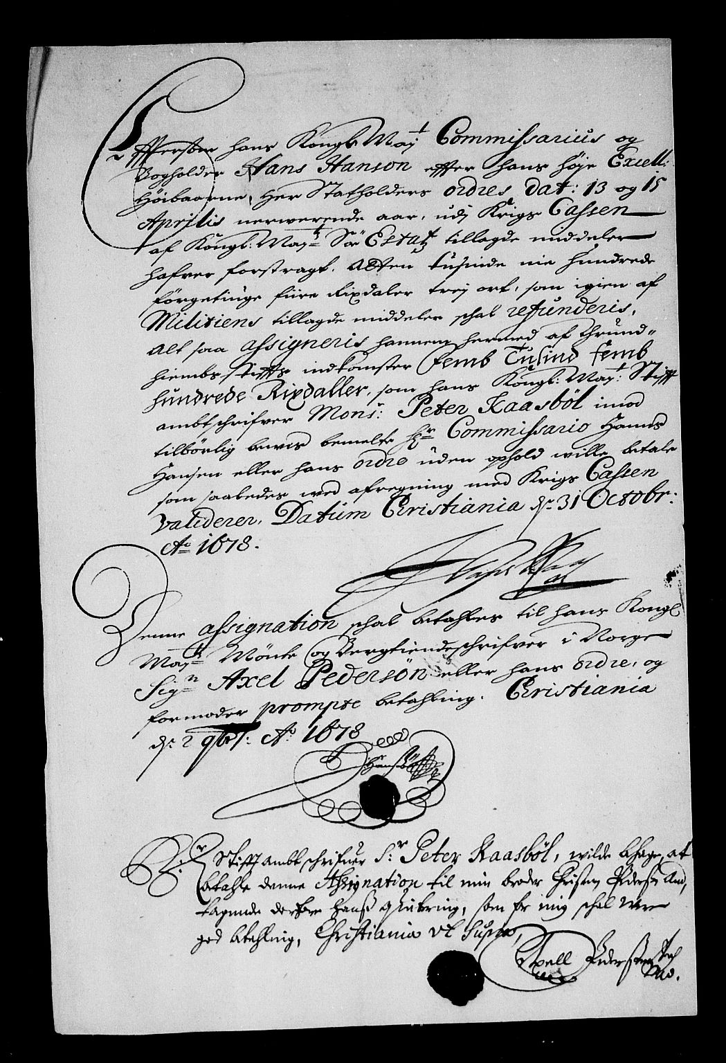 Rentekammeret inntil 1814, Reviderte regnskaper, Stiftamtstueregnskaper, Trondheim stiftamt og Nordland amt, AV/RA-EA-6044/R/Re/L0053: Trondheim stiftamt og Nordland amt, 1678