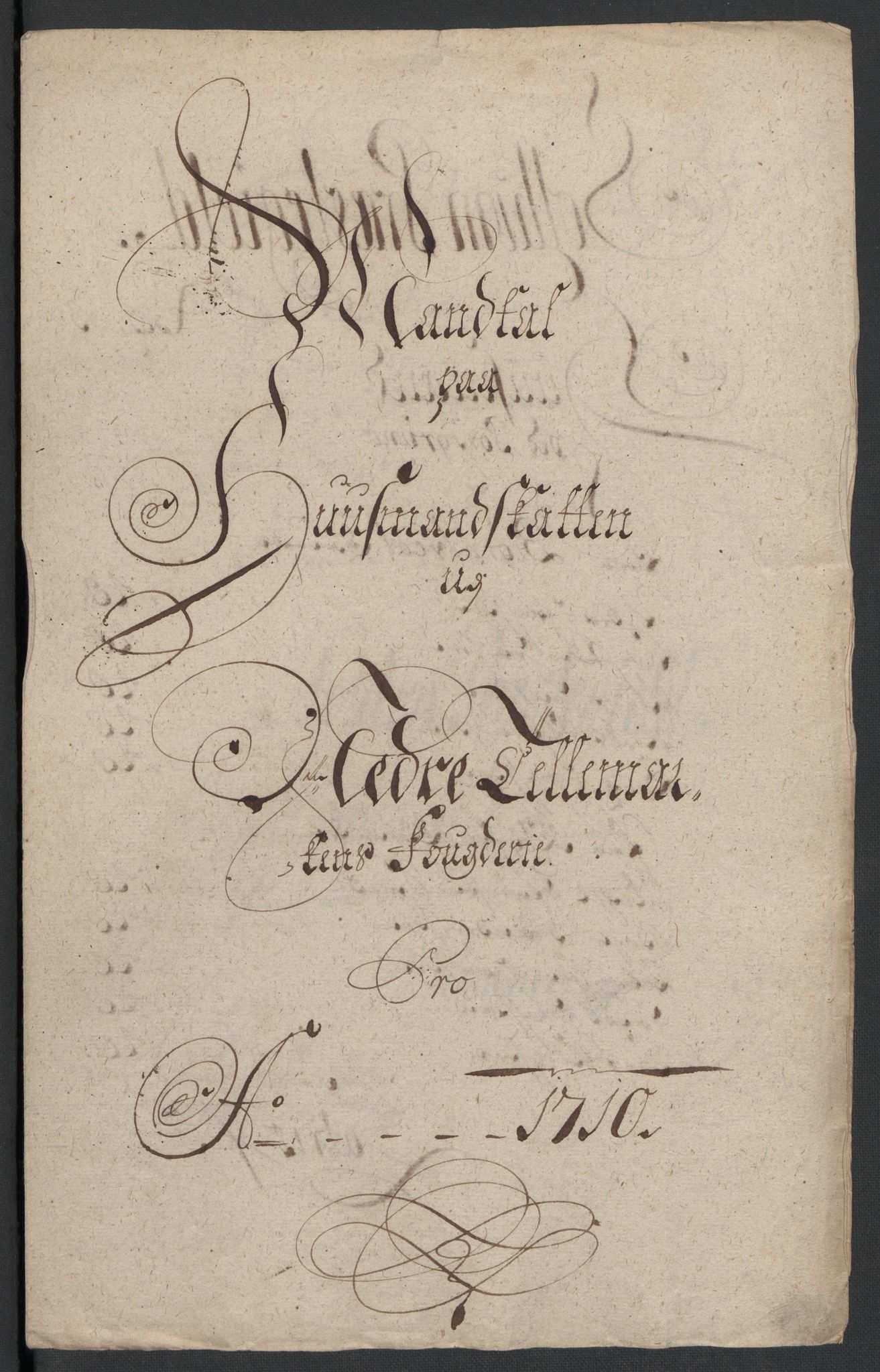 Rentekammeret inntil 1814, Reviderte regnskaper, Fogderegnskap, RA/EA-4092/R36/L2119: Fogderegnskap Øvre og Nedre Telemark og Bamble, 1710, p. 45