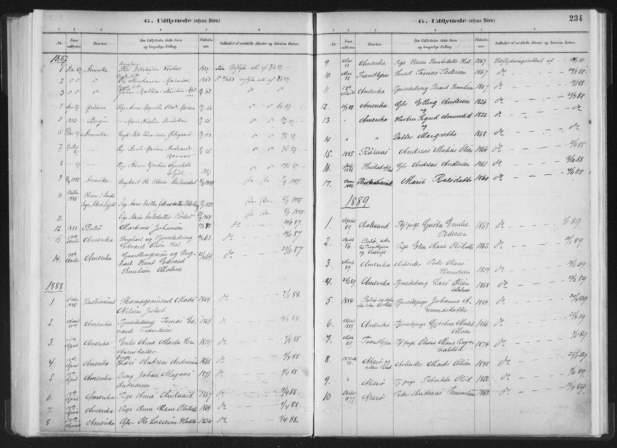 Ministerialprotokoller, klokkerbøker og fødselsregistre - Møre og Romsdal, AV/SAT-A-1454/564/L0740: Parish register (official) no. 564A01, 1880-1899, p. 234